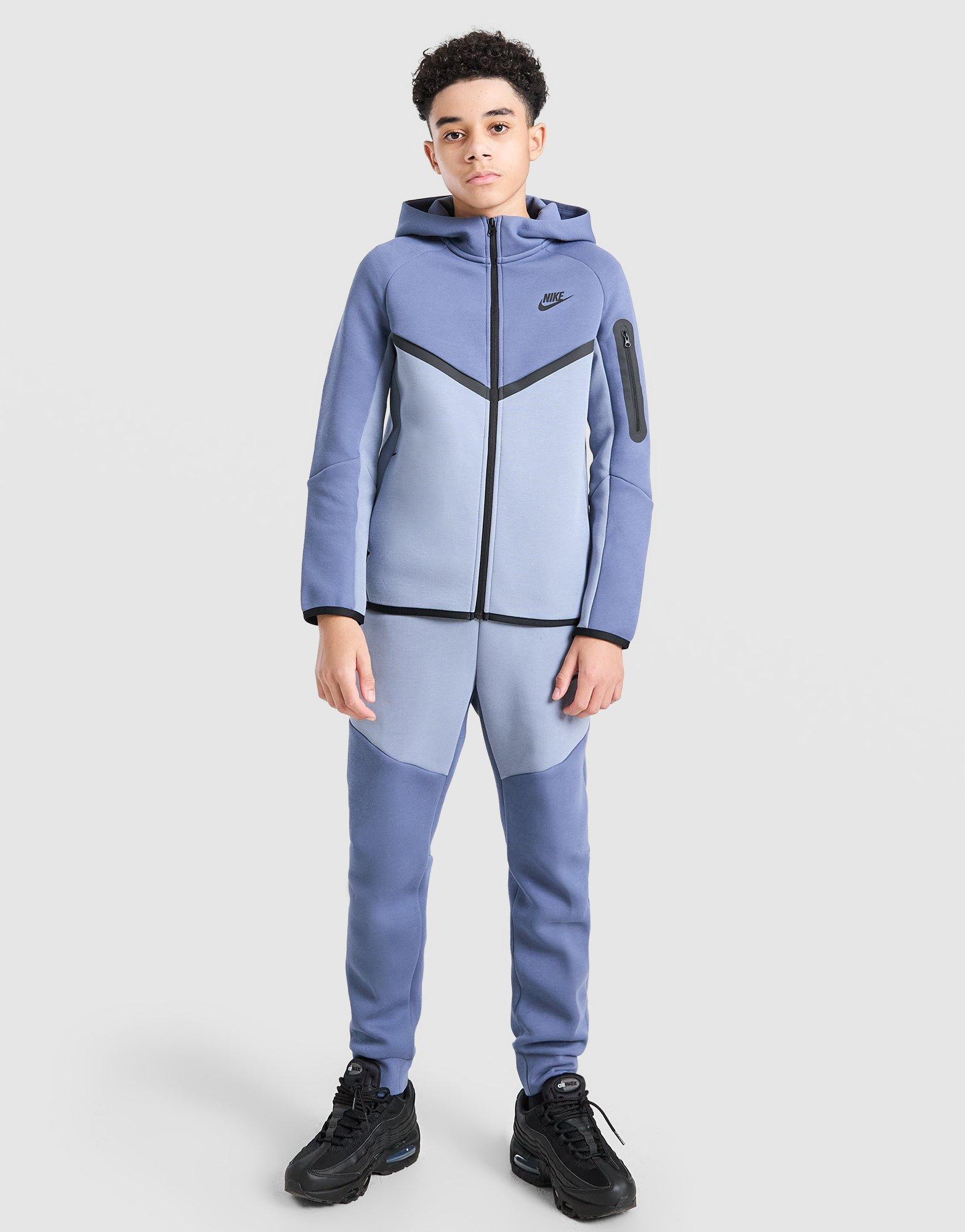 Nike Tech Fleece Full Zip Colour Block Hoodie Junior