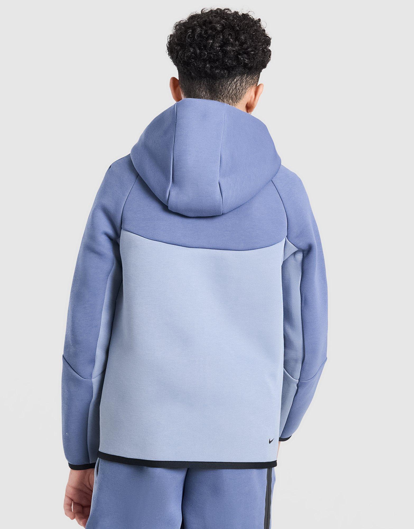 Nike Tech Fleece Full Zip Colour Block Hoodie Junior