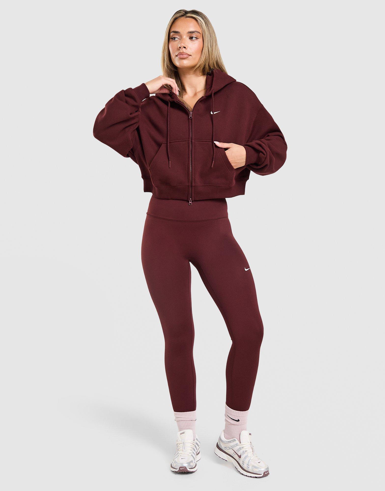 Nike Sweat à capuche court Studio Fleece zippé