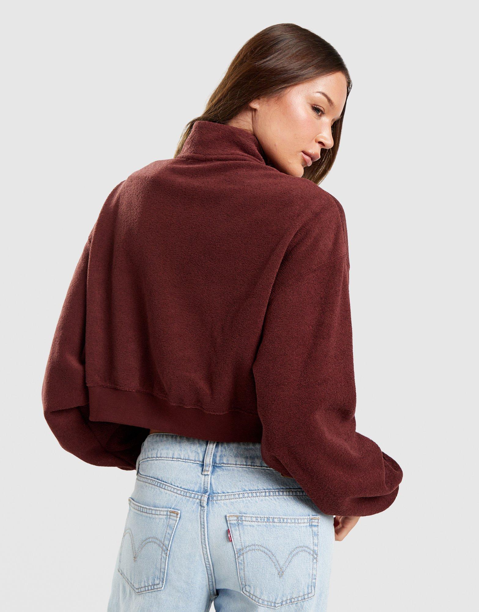 Nike Studio Plush Fleece 1/4 Zip Sweatshirt