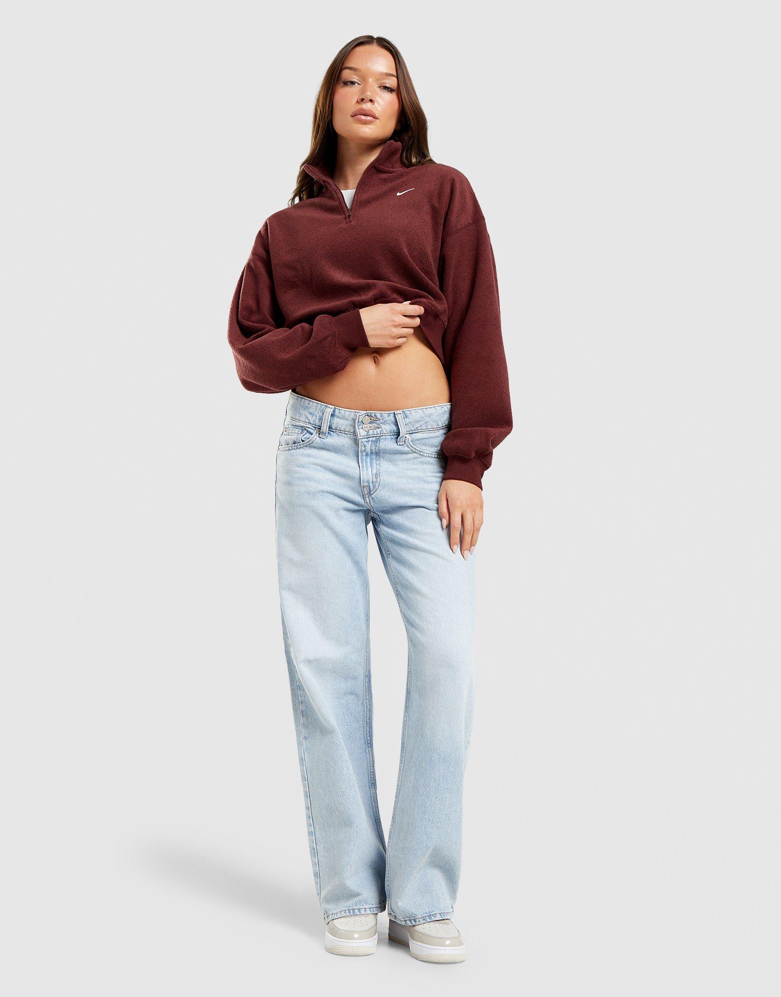 Nike Studio Plush Fleece 1/4 Zip Sweatshirt