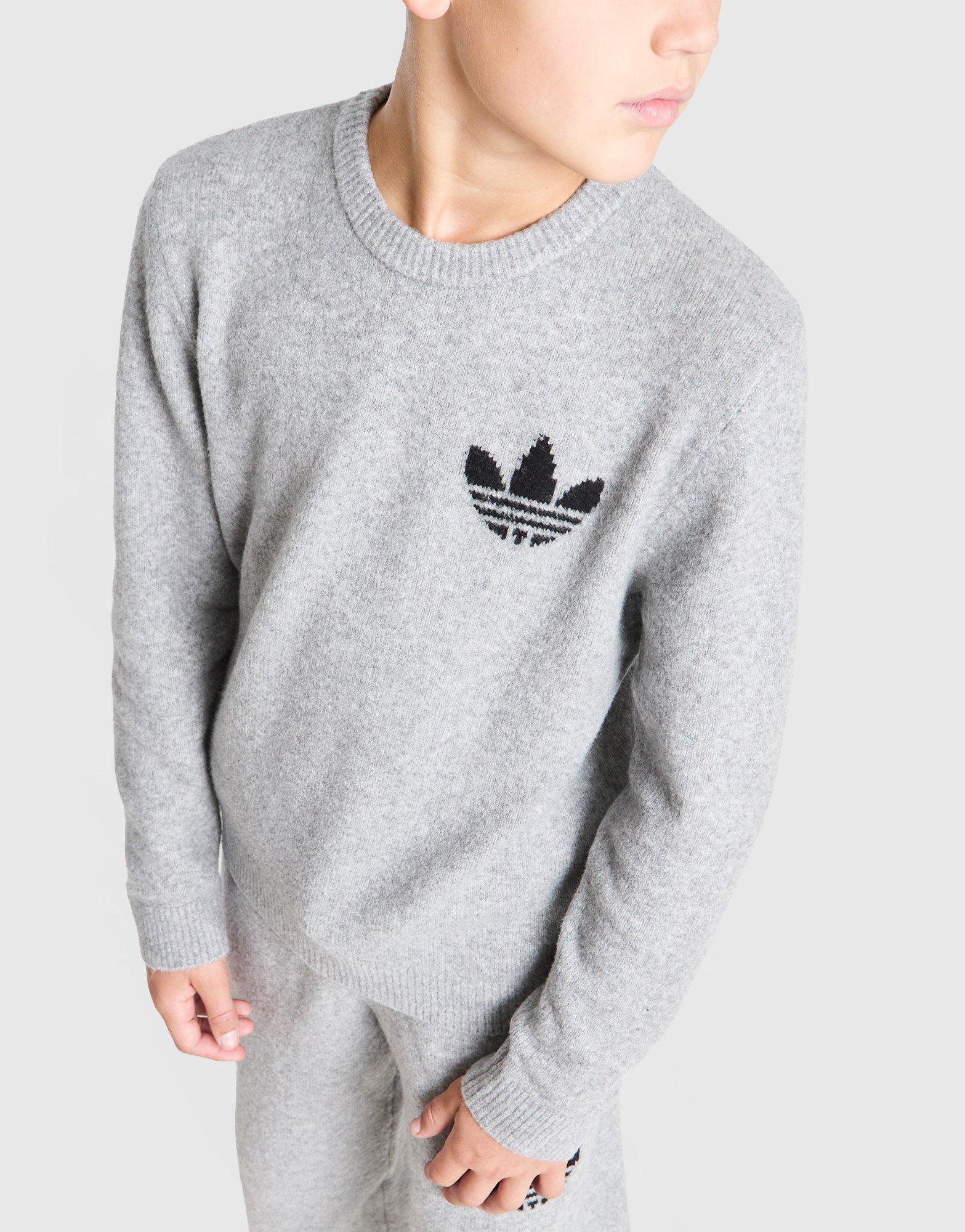 adidas Originals Knit Crew Sweatshirt Junior