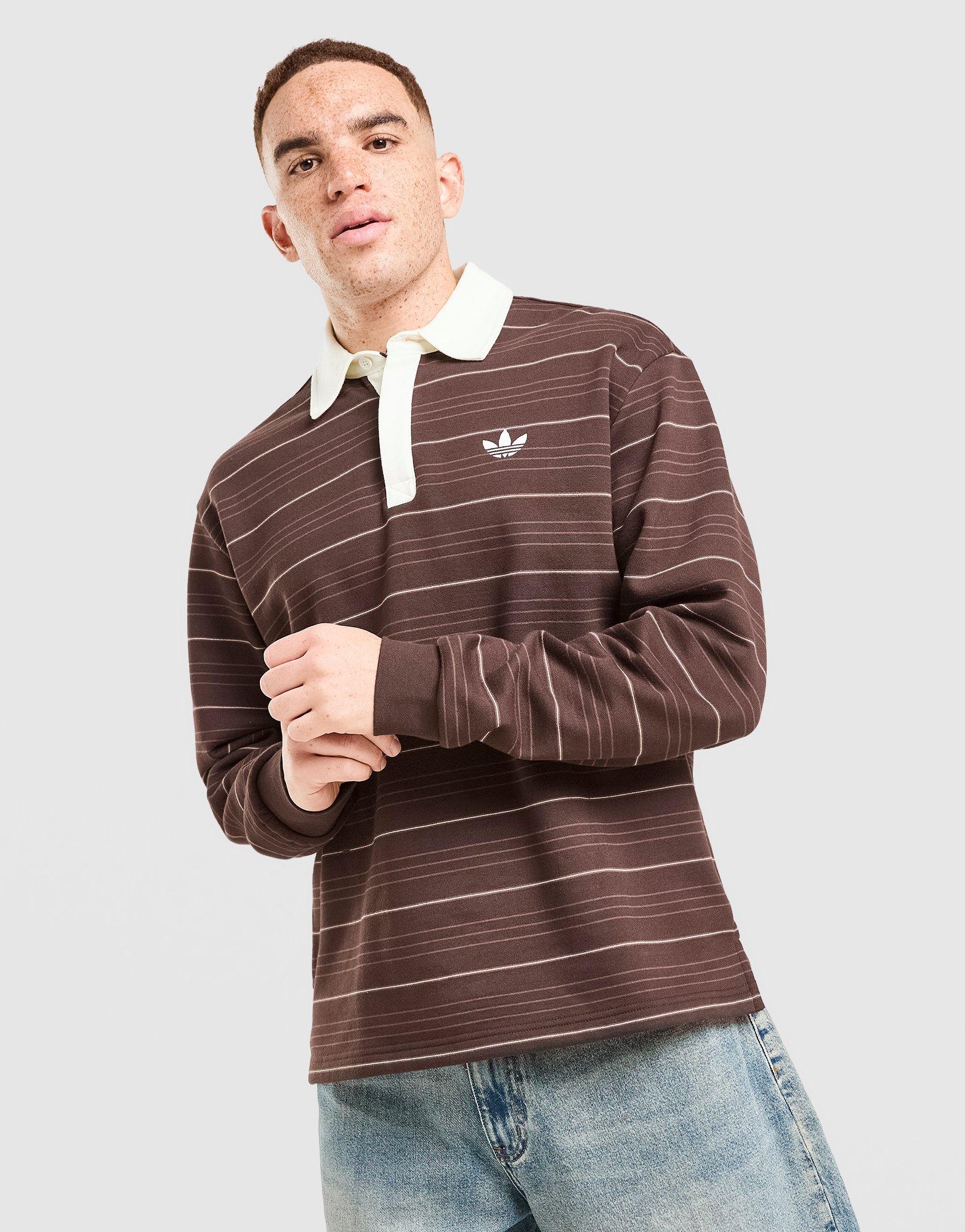 adidas Originals Stripe Rugby Sweatshirt