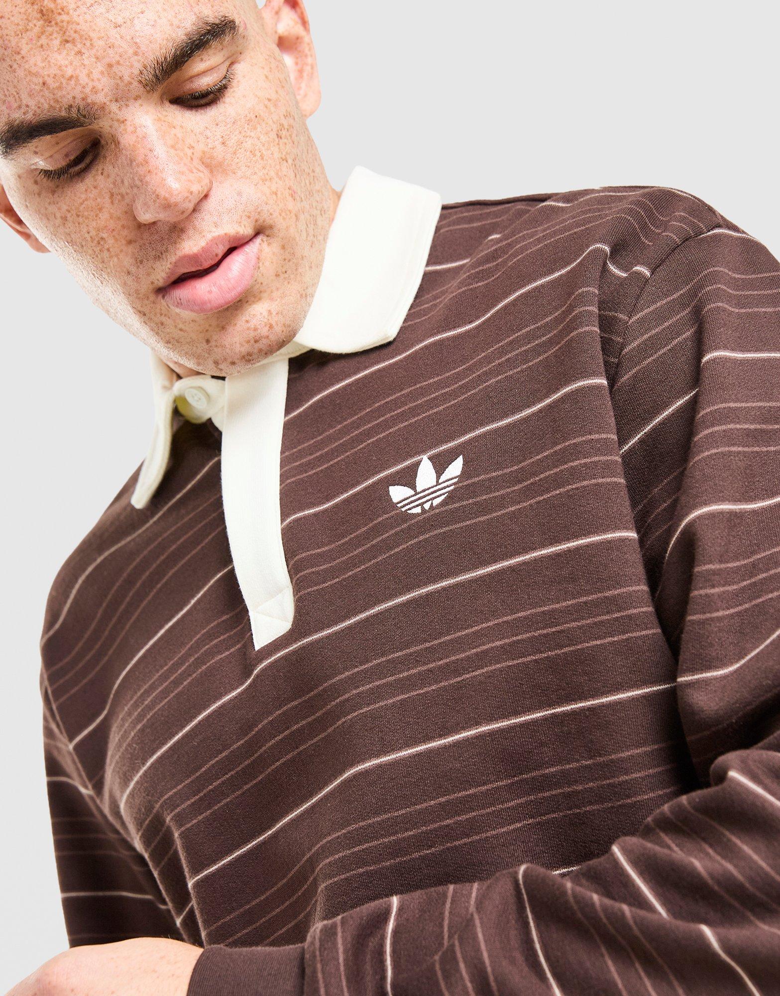 adidas Originals Stripe Rugby Sweatshirt