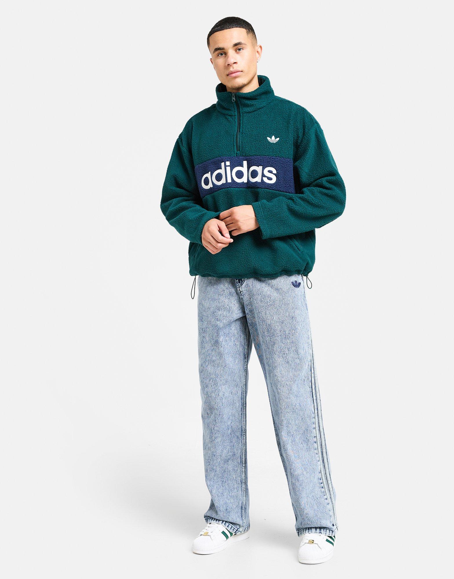 adidas Sherpa 1/4 Zip Fleece Sweatshirt