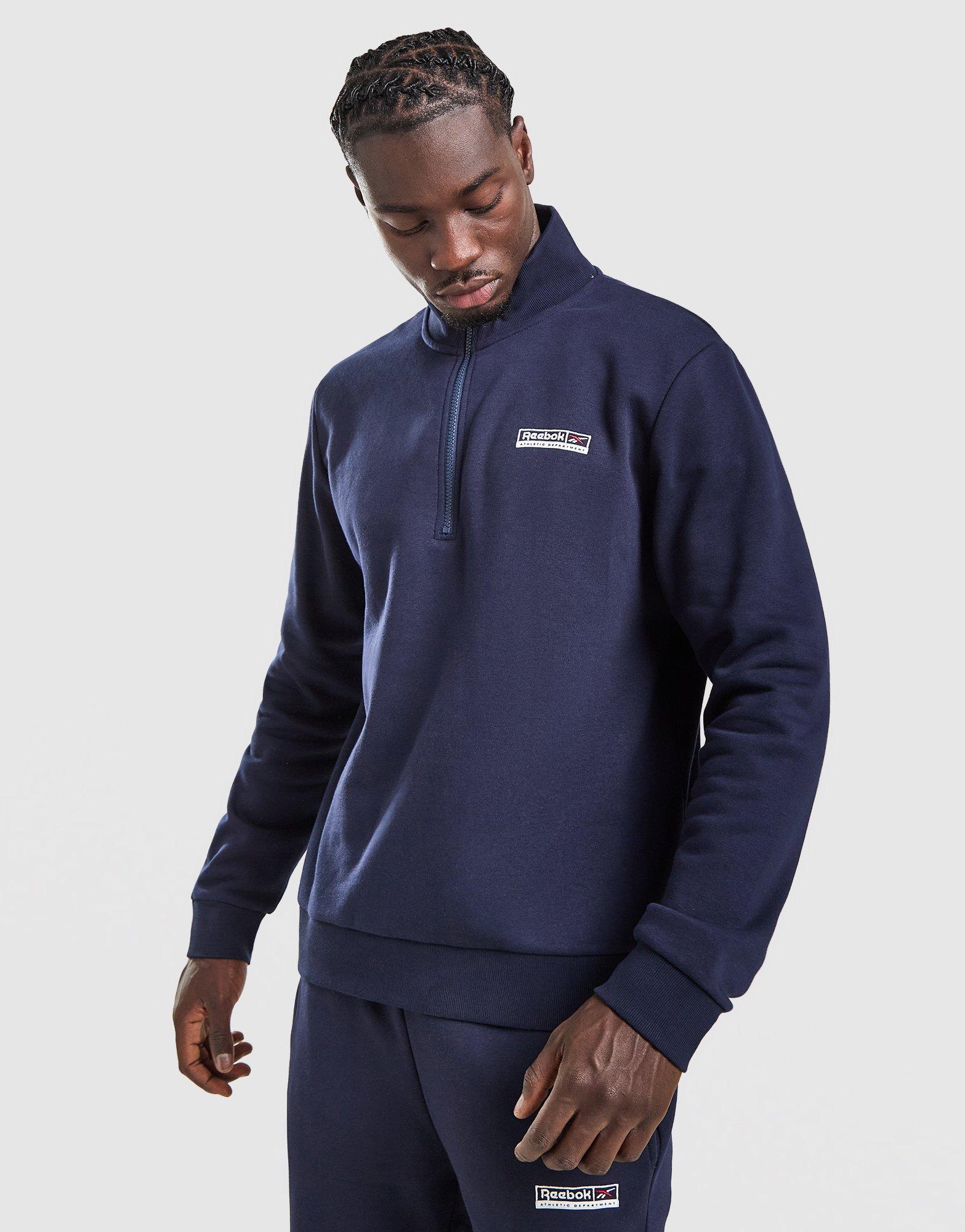 Reebok Athletic 1/4 Zip Sweatshirt