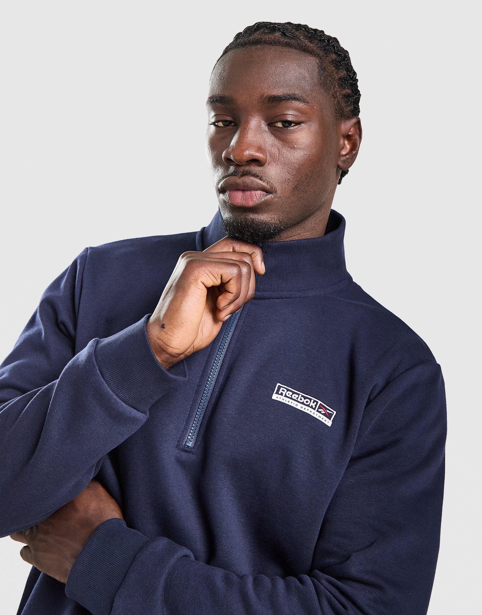 Reebok Athletic 1/4 Zip Sweatshirt