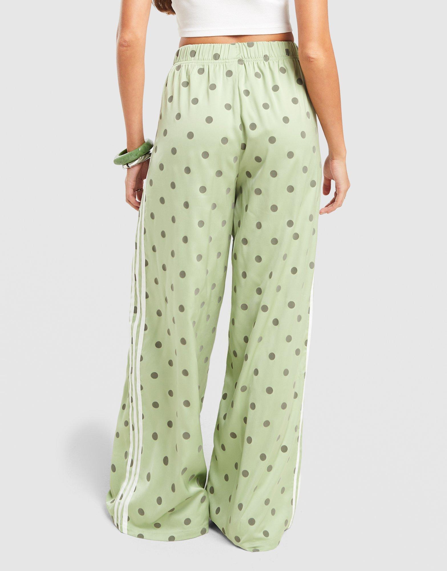 adidas Originals Satin Polka Dots Hose Mit Weitem Bein