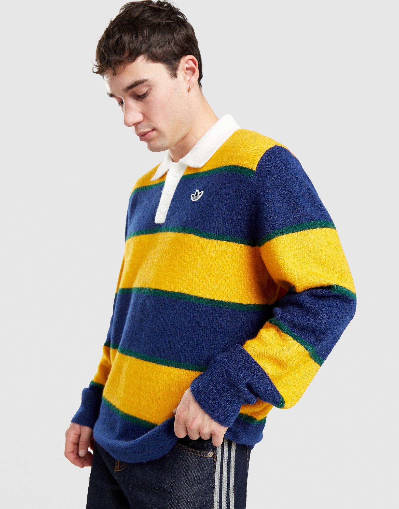 adidas Originals Winter Club Stripe Polo Shirt