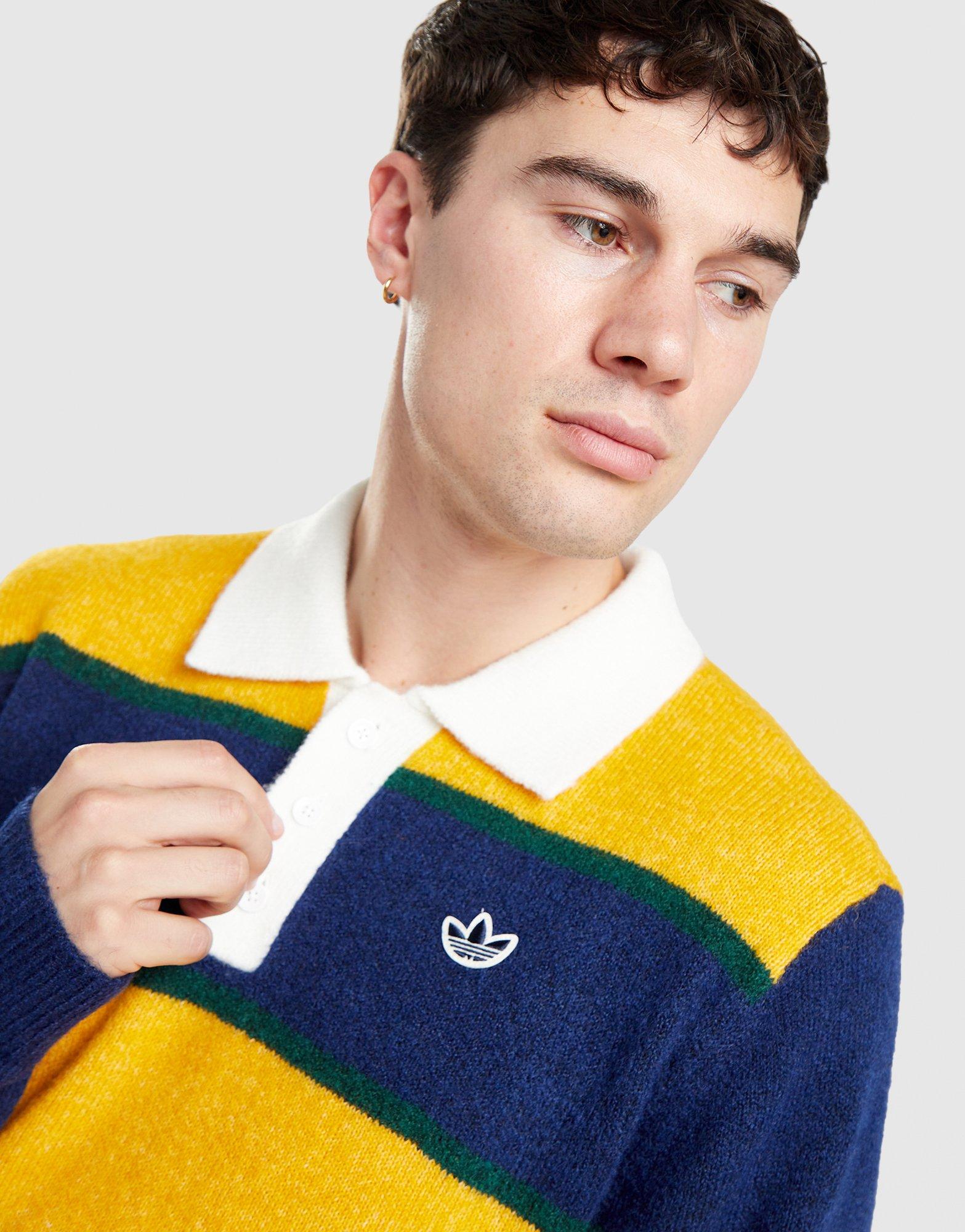 adidas Originals Winter Club Stripe Polo Shirt