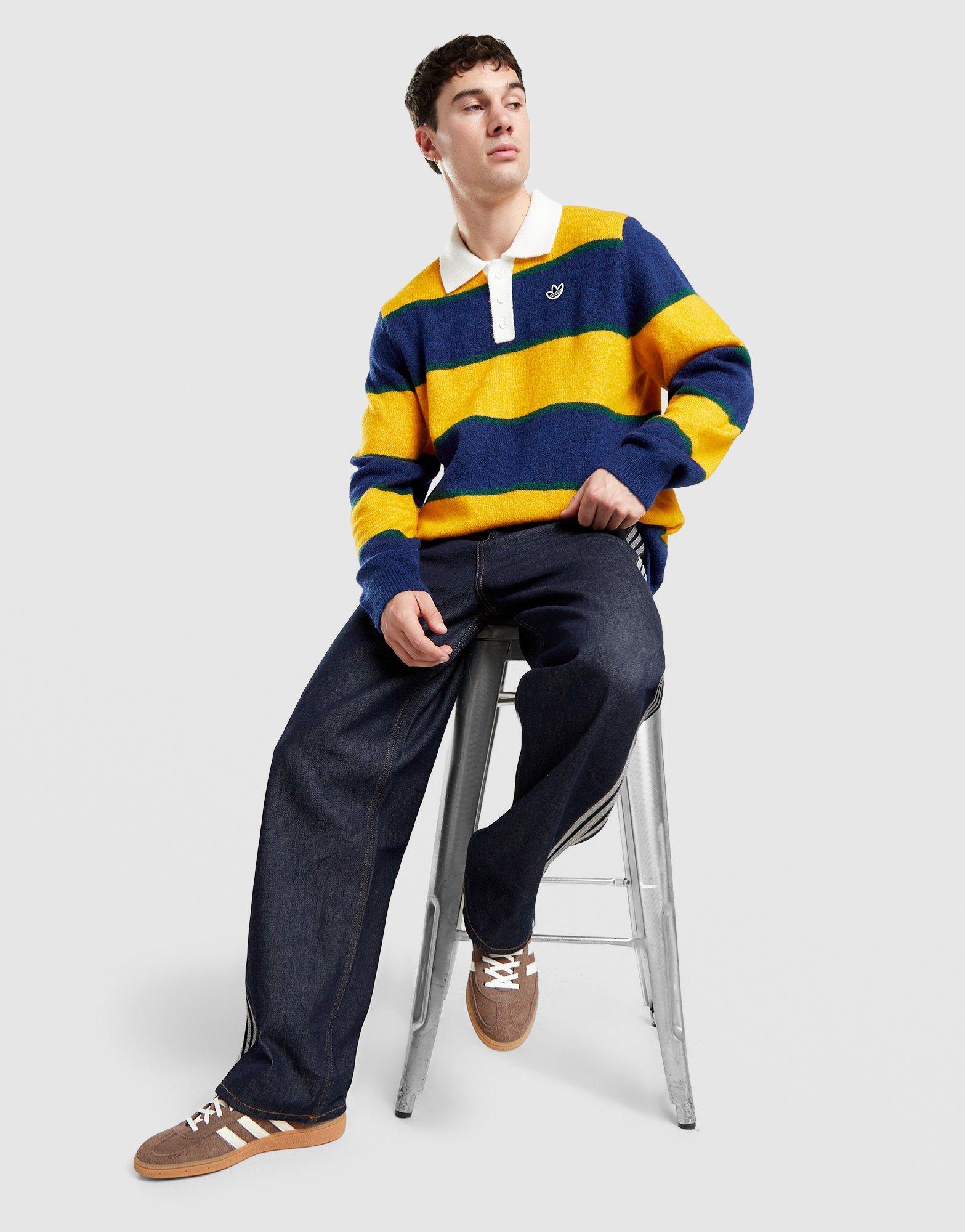 adidas Originals Winter Club Stripe Polo Shirt