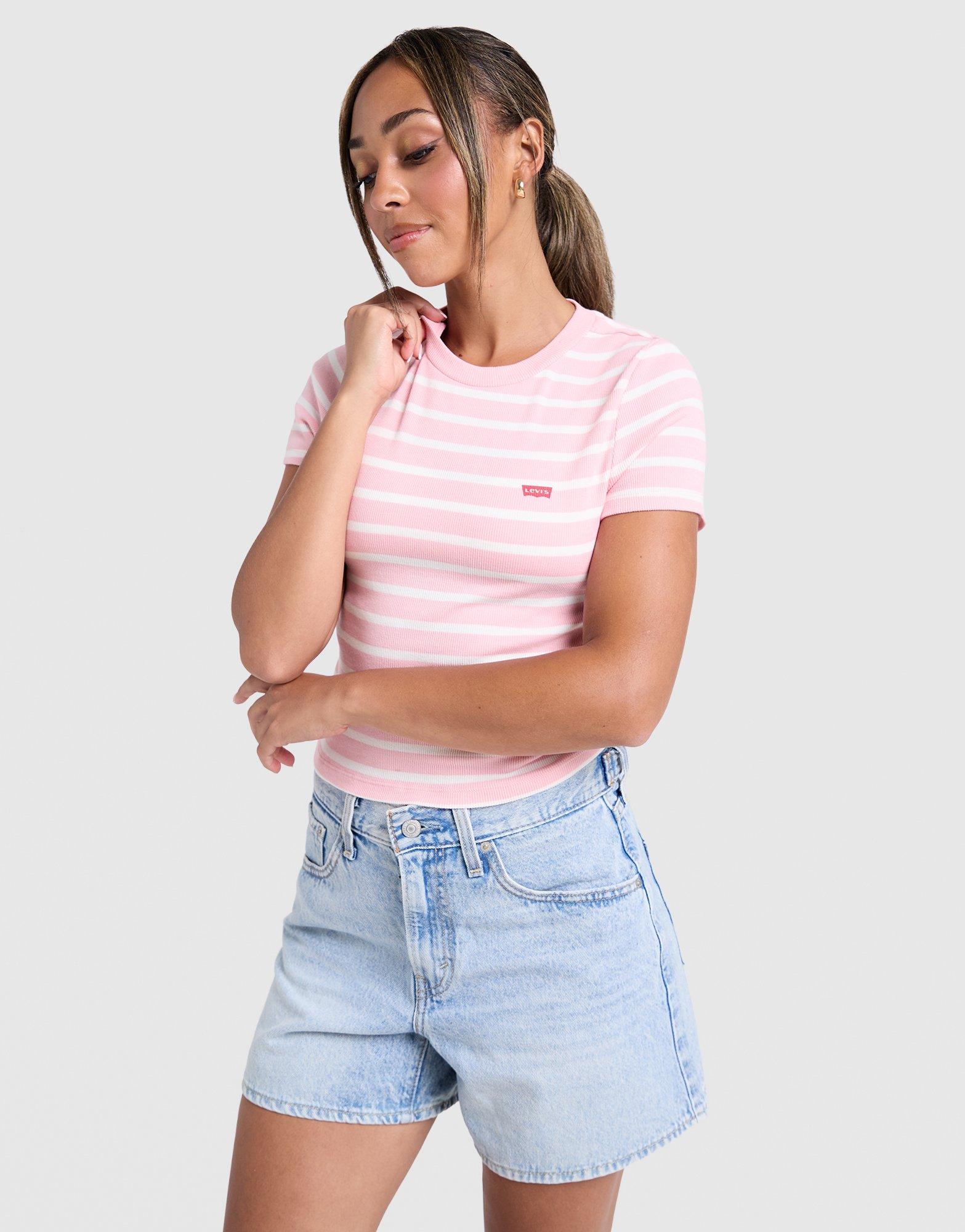 LEVI'S Striped Ribbed T-Shirt