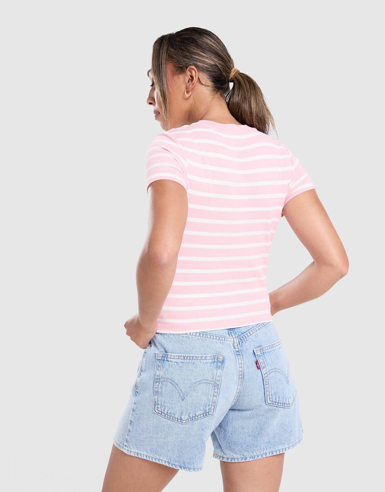 LEVI'S Striped Ribbed T-Shirt