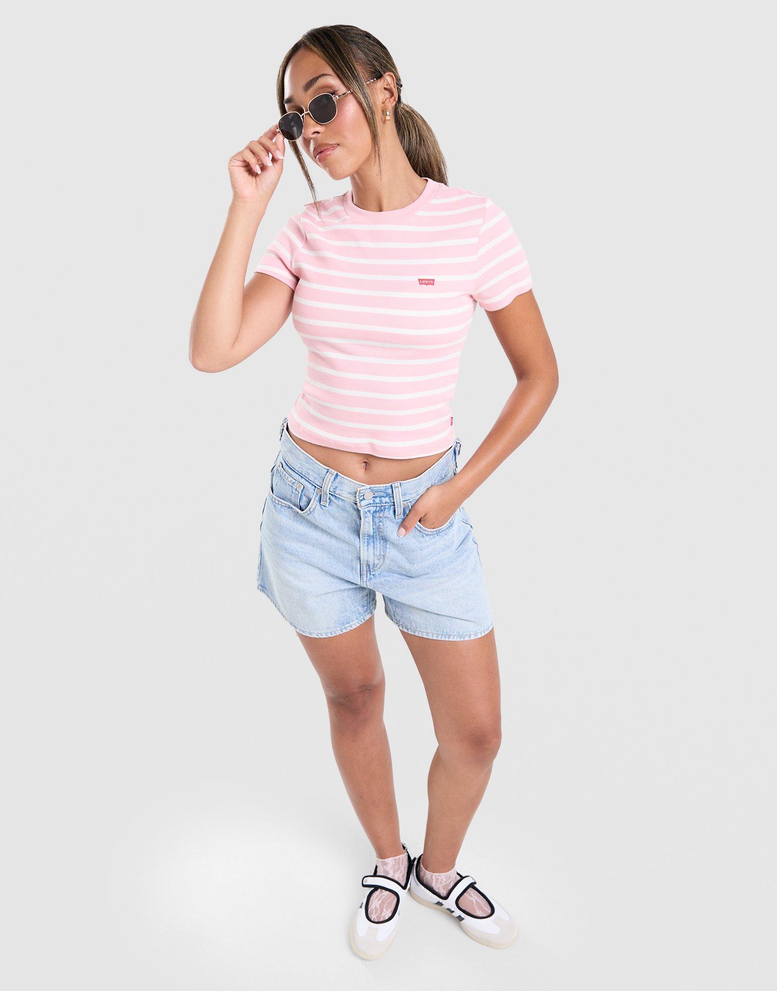 LEVI'S Striped Ribbed T-Shirt