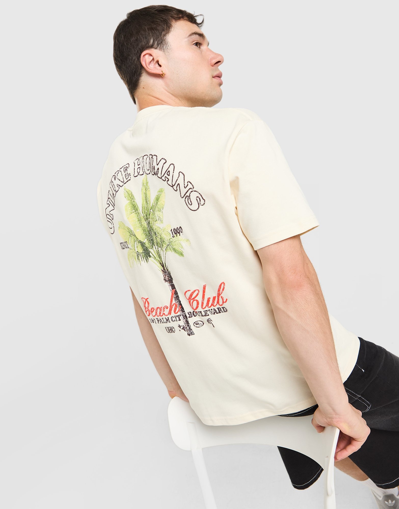 Cream Unlike Humans Palm T-Shirt | JD Sports UK