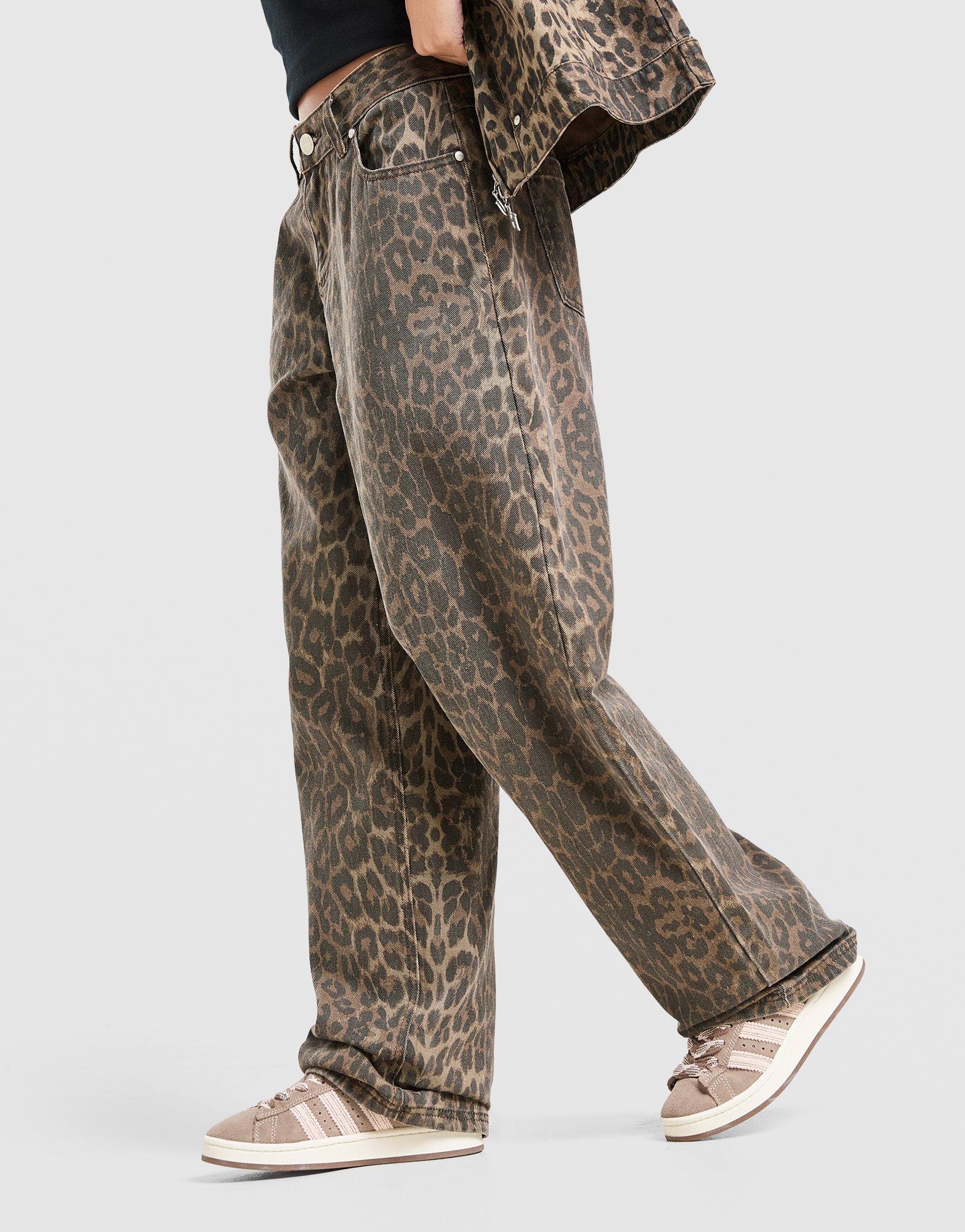 Unlike Humans Leopard Jeans