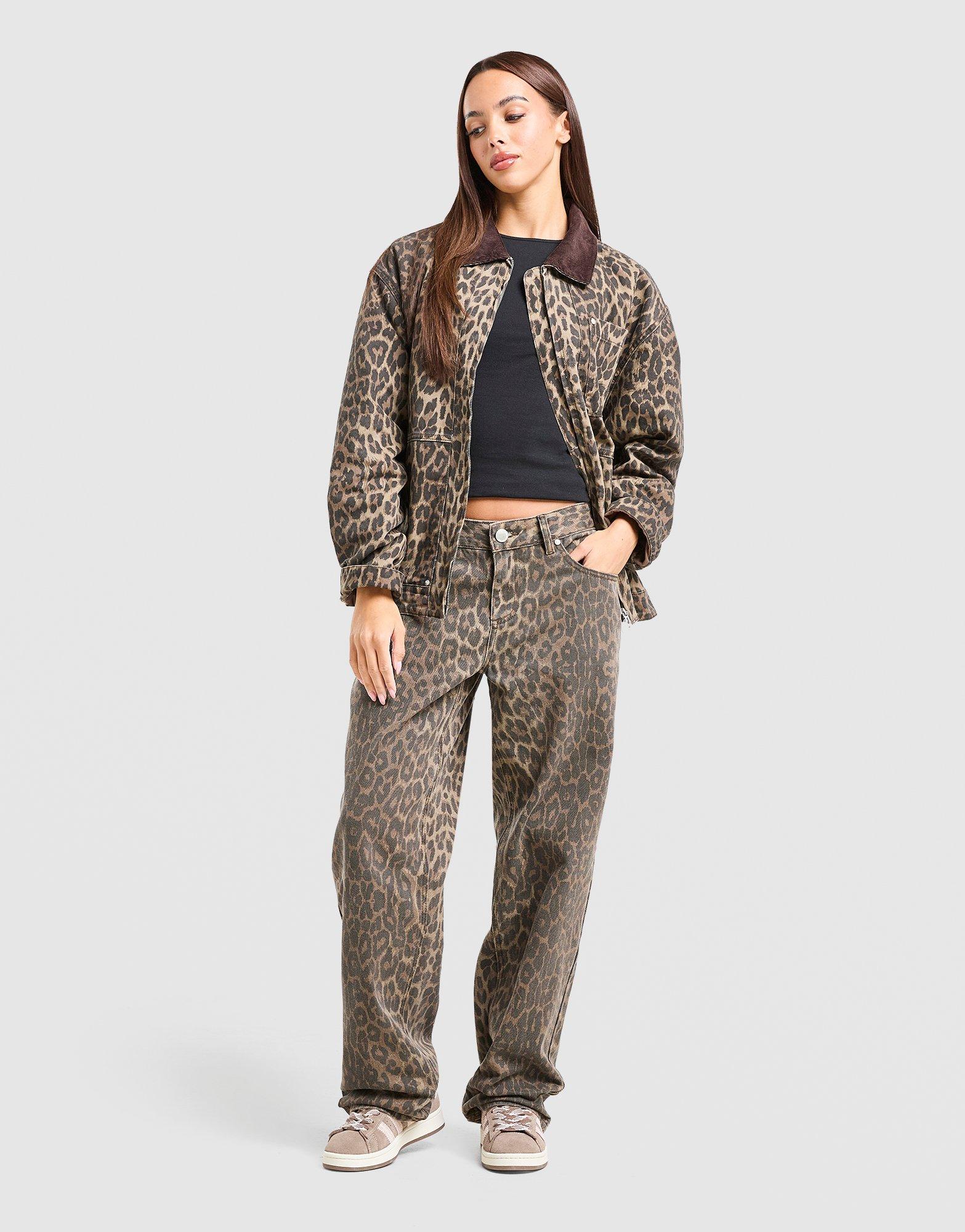 Unlike Humans Leopard Jeans