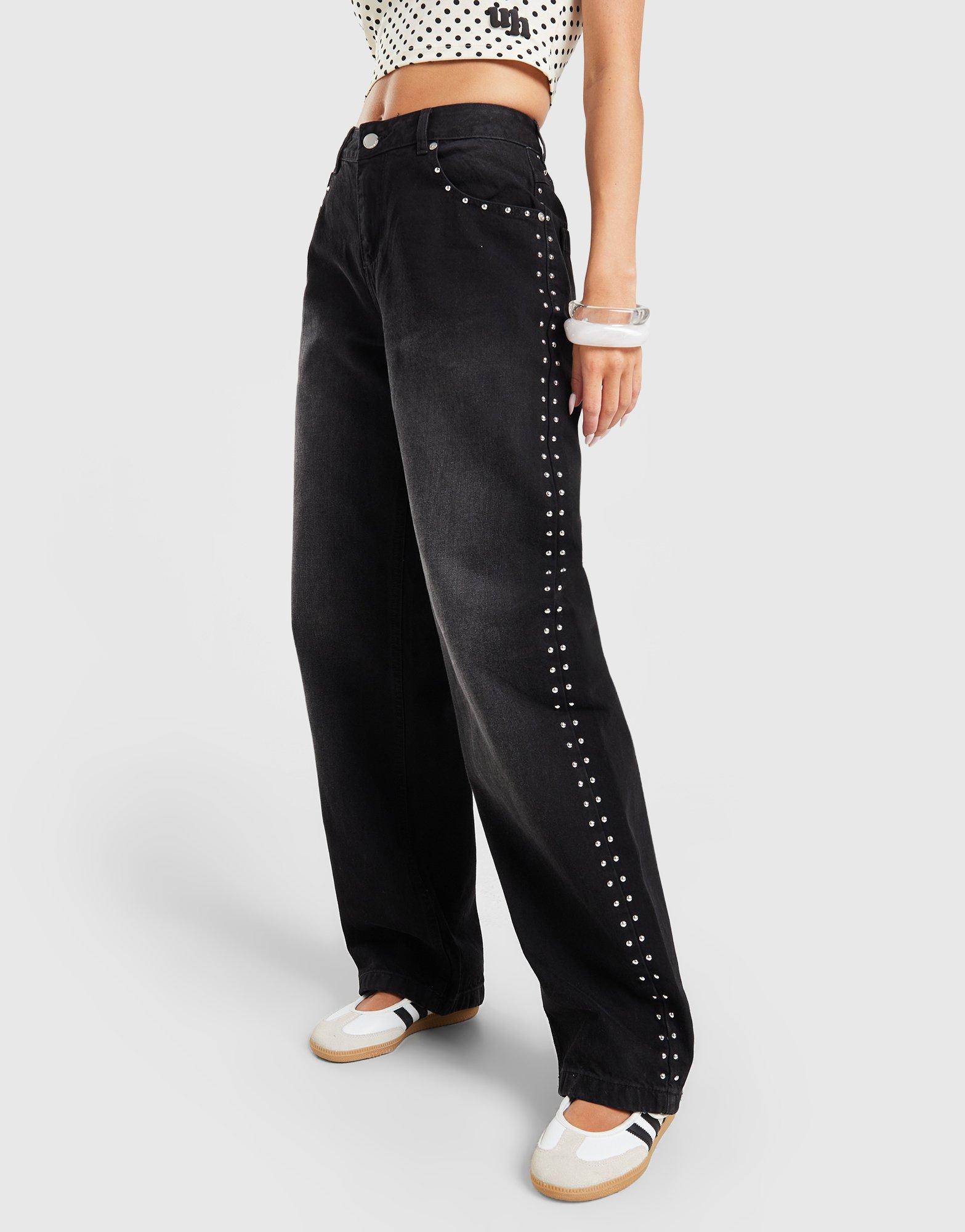 Unlike Humans Studded Jeans