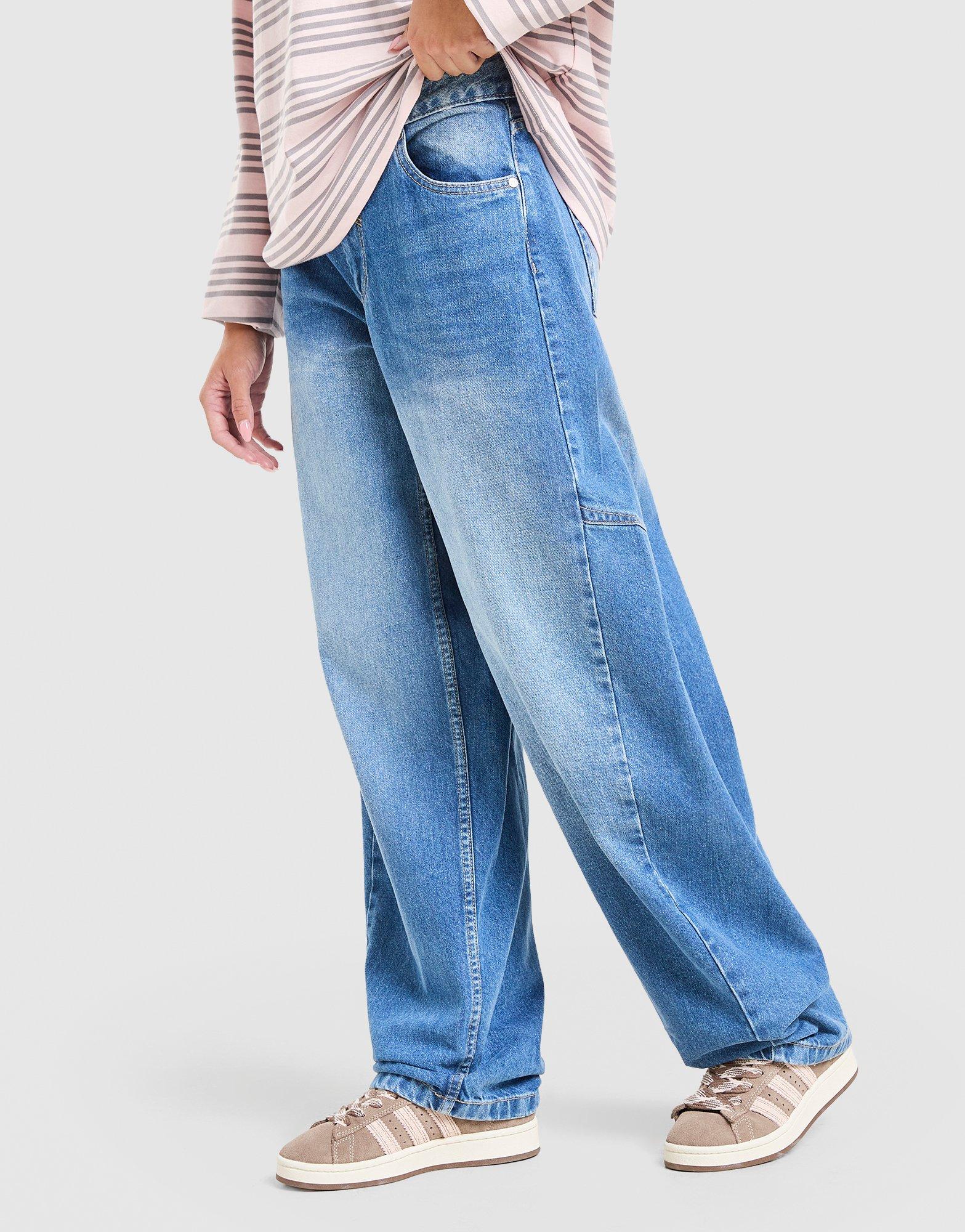 Unlike Humans Barrel Jeans