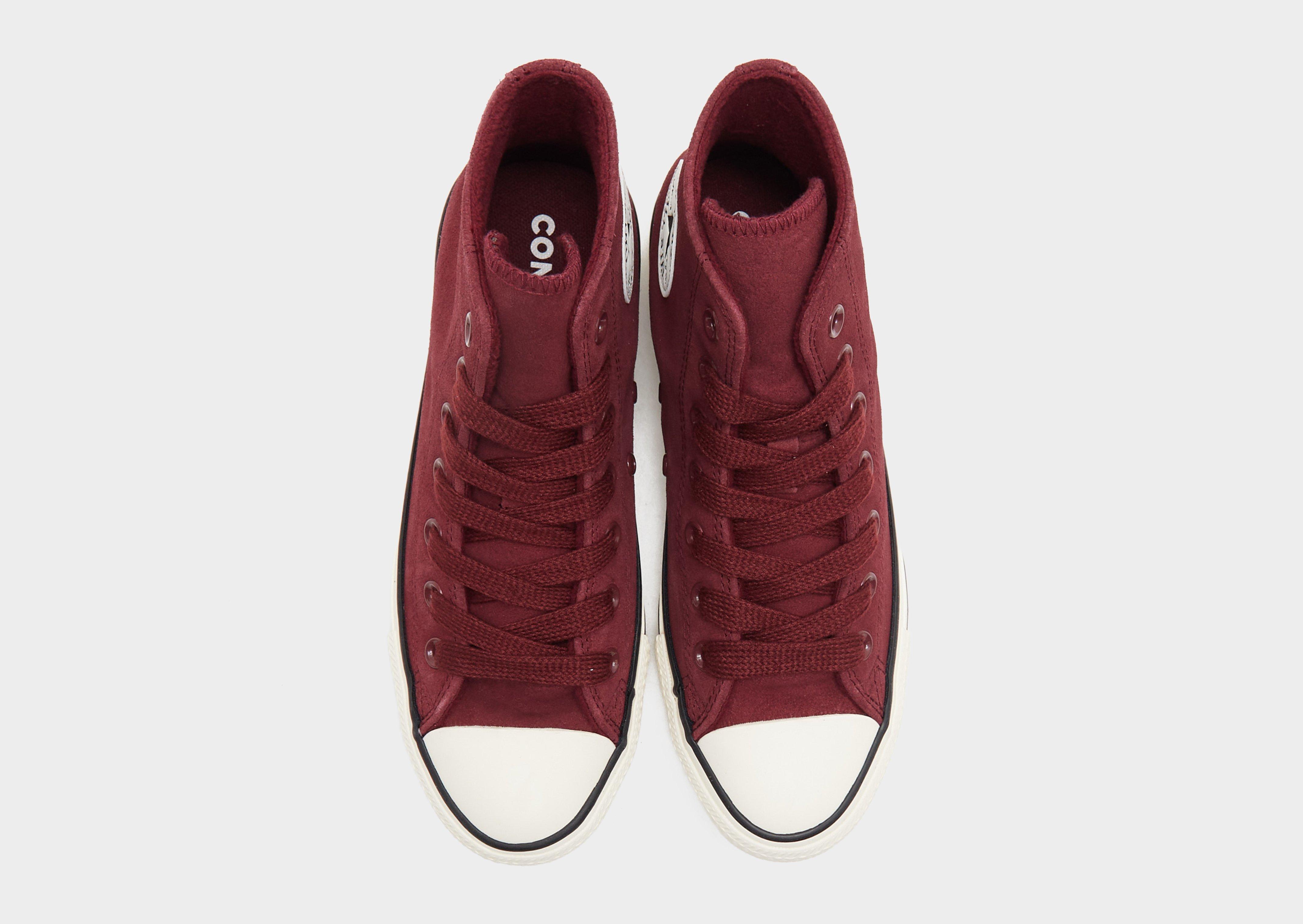 Converse All Star High Suede Femme