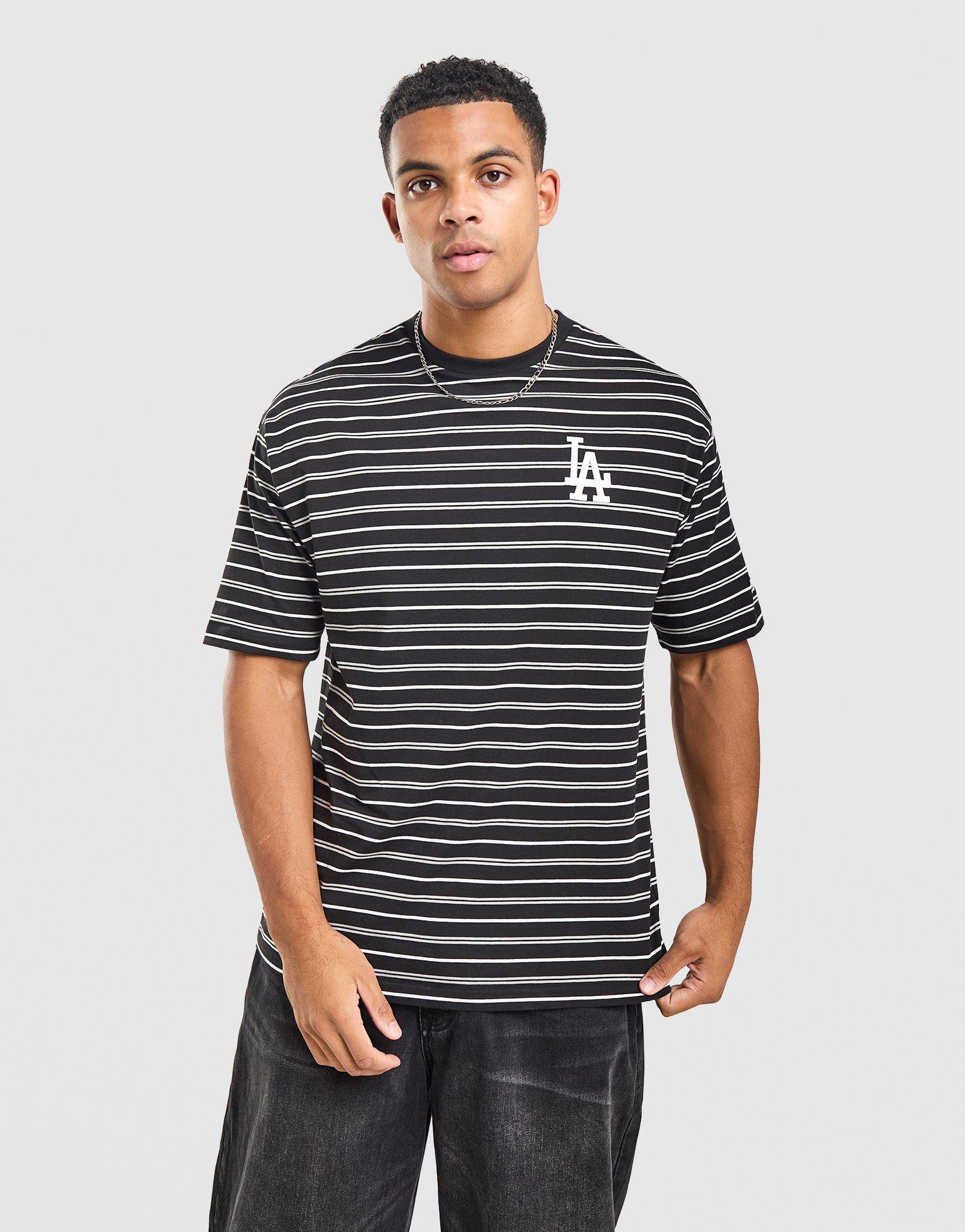 New Era MLB LA Dodgers Stripe T-Shirt