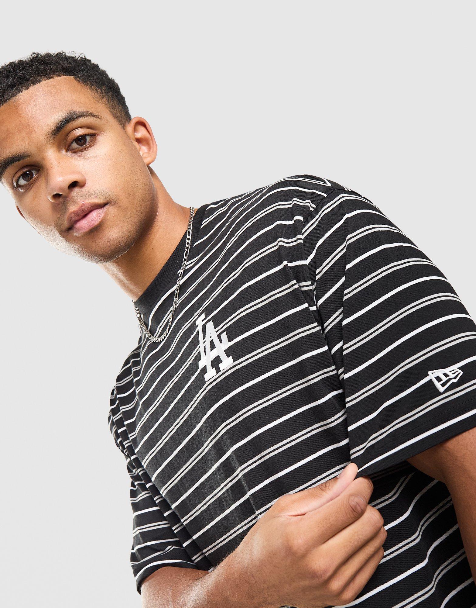 New Era MLB LA Dodgers Stripe T-Shirt