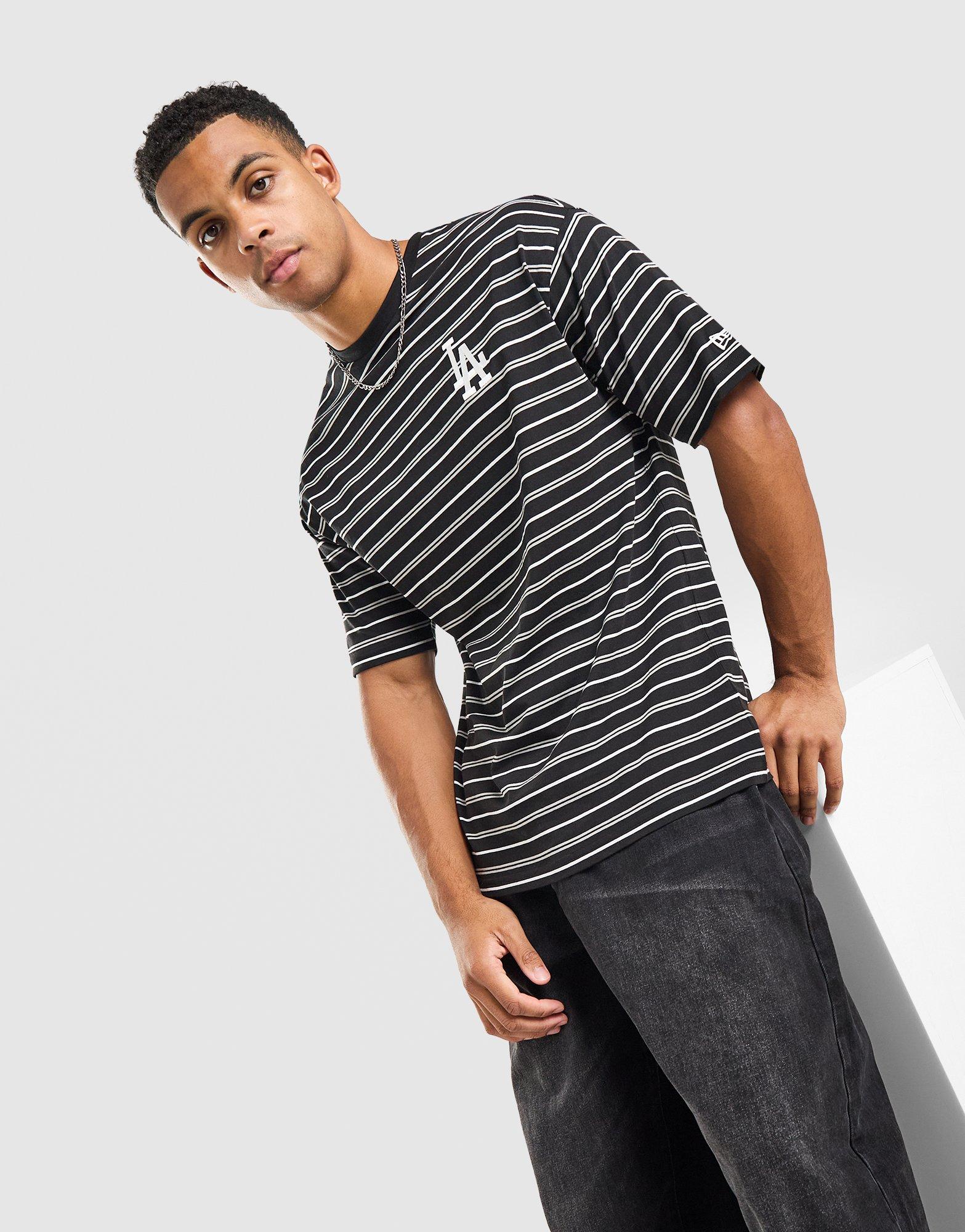 New Era MLB LA Dodgers Stripe T-Shirt