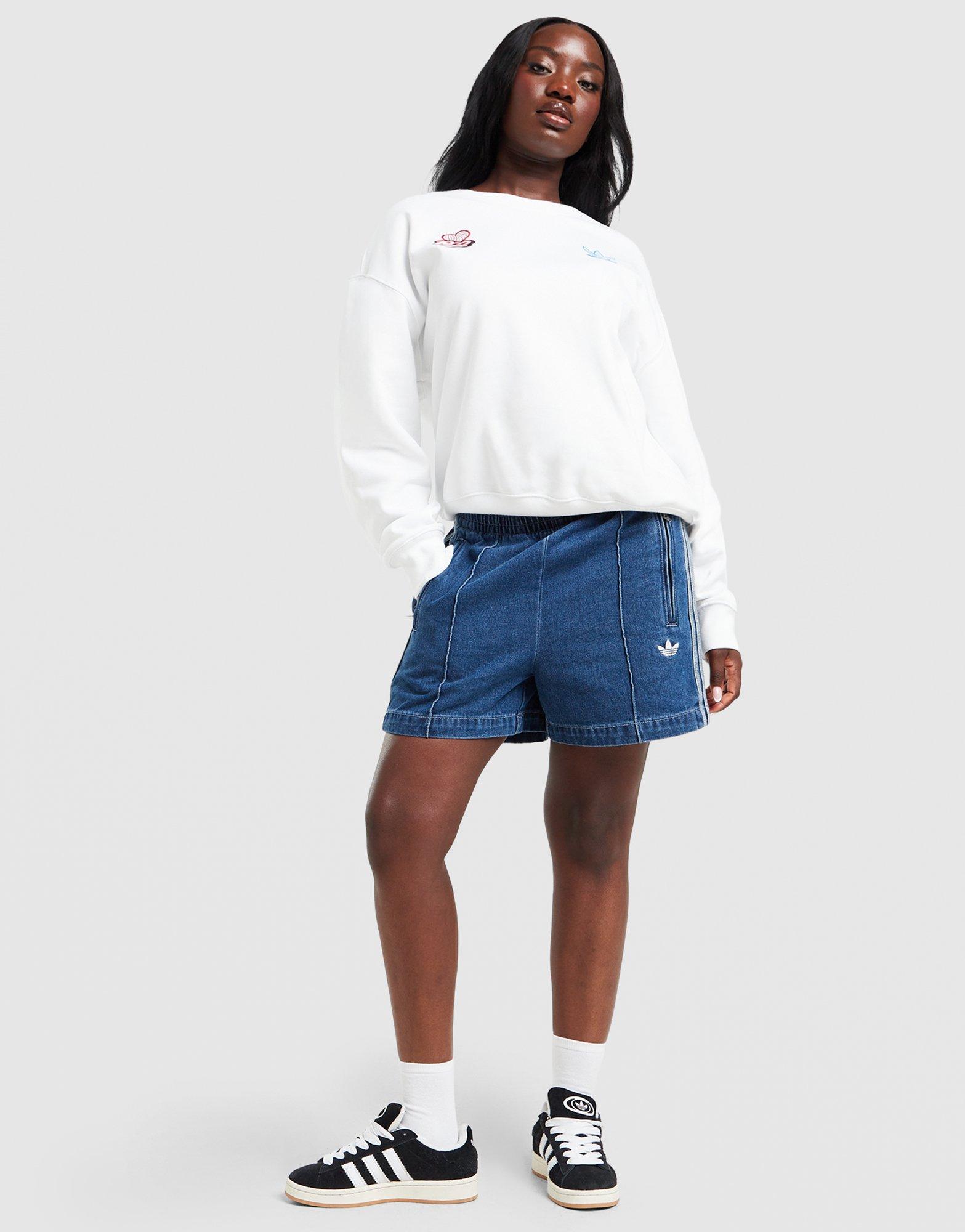 adidas Originals Sticker Oversized Crew Sweatshirt