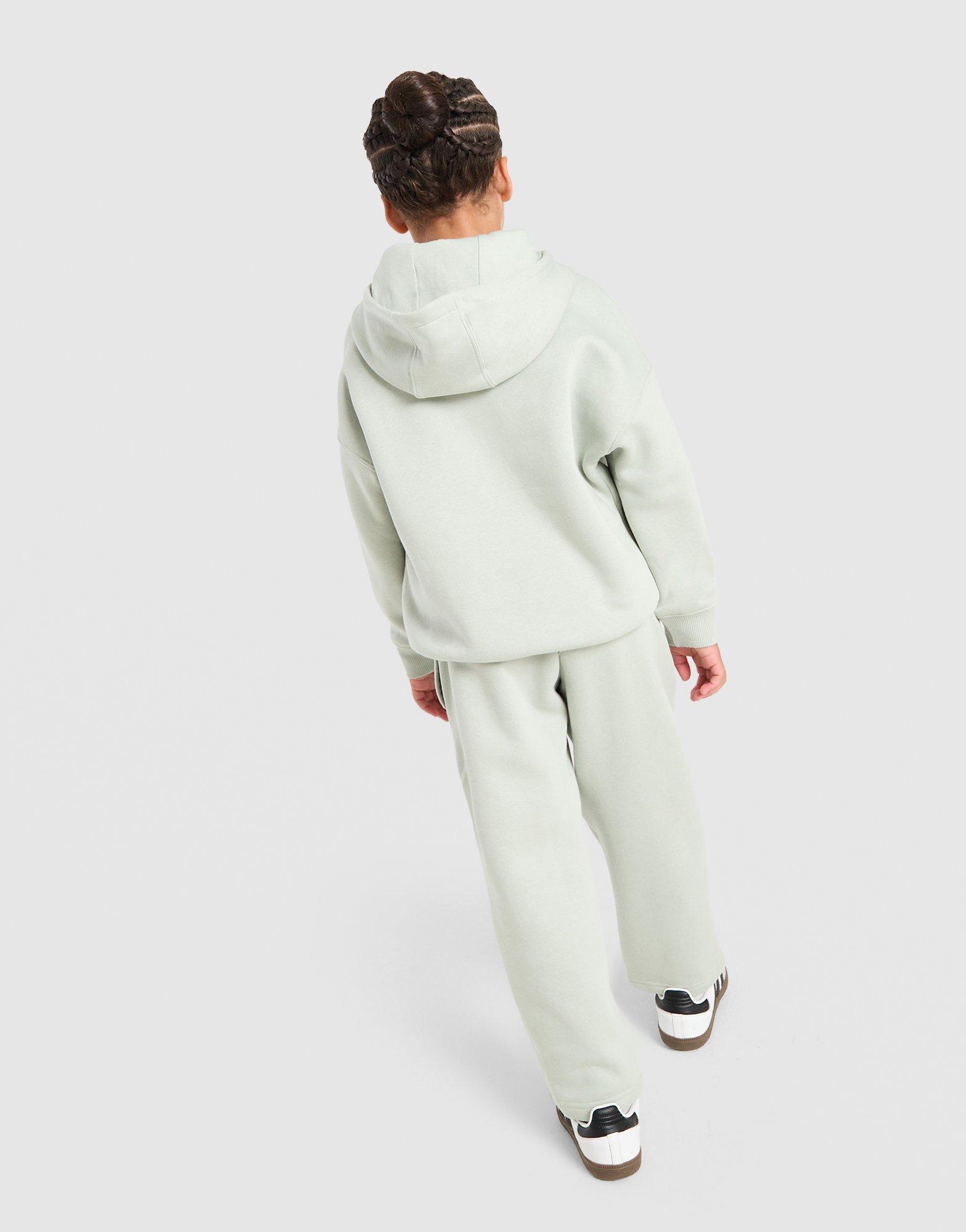 adidas Originals Script Overhead Wide Leg Tracksuit Children