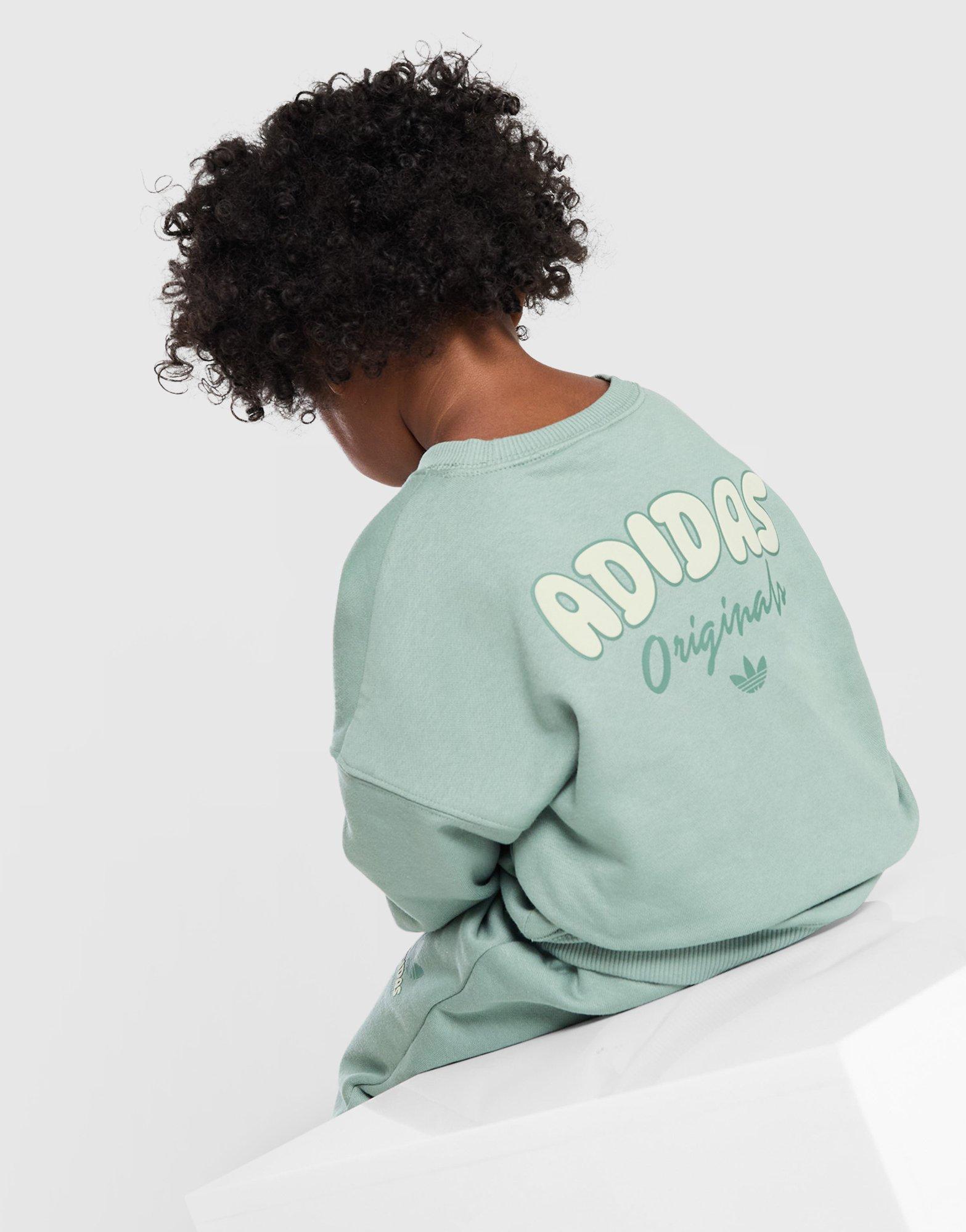 adidas Originals Bubble Graphic Crew Tracksuit Infant