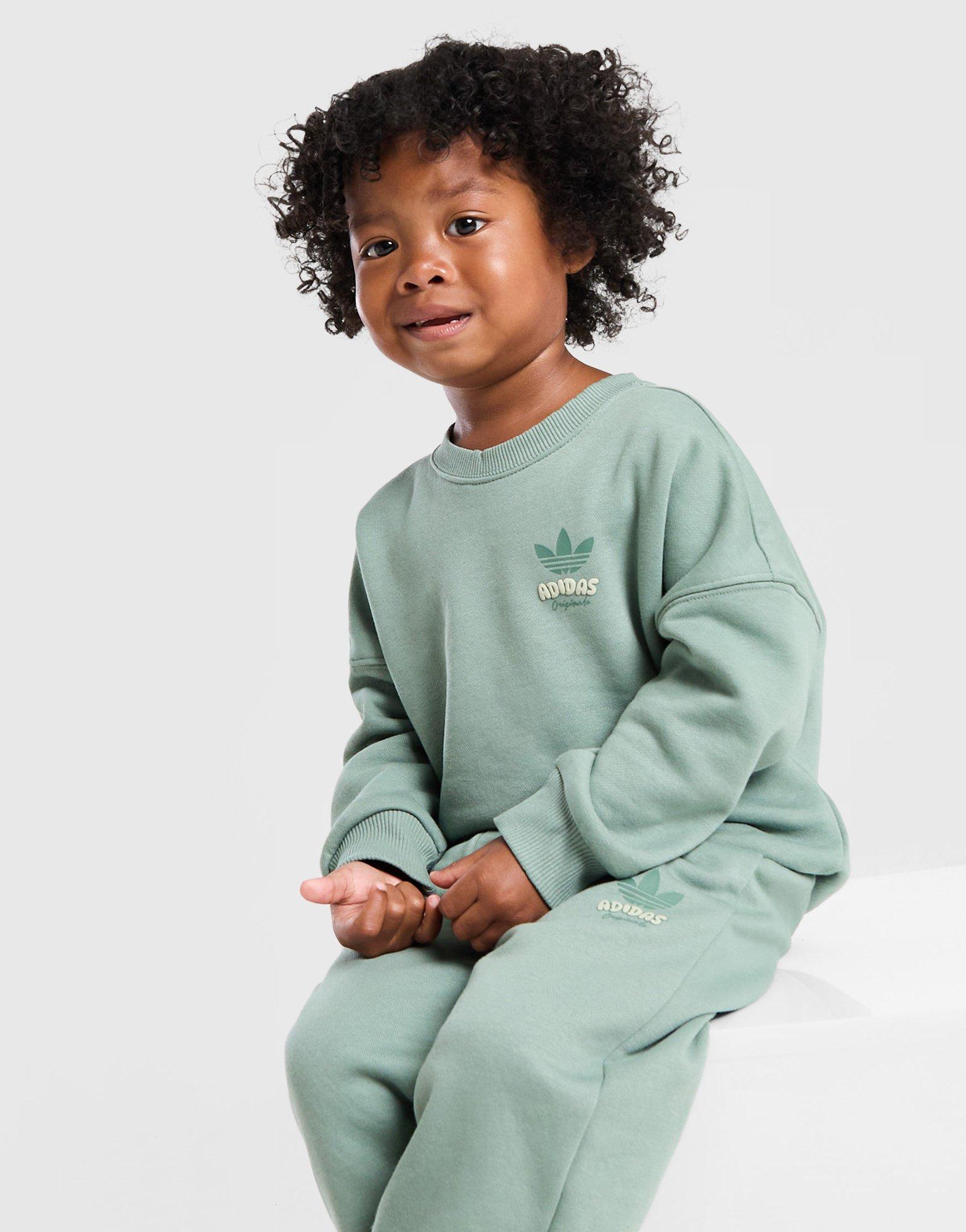 adidas Originals Bubble Graphic Crew Tracksuit Infant
