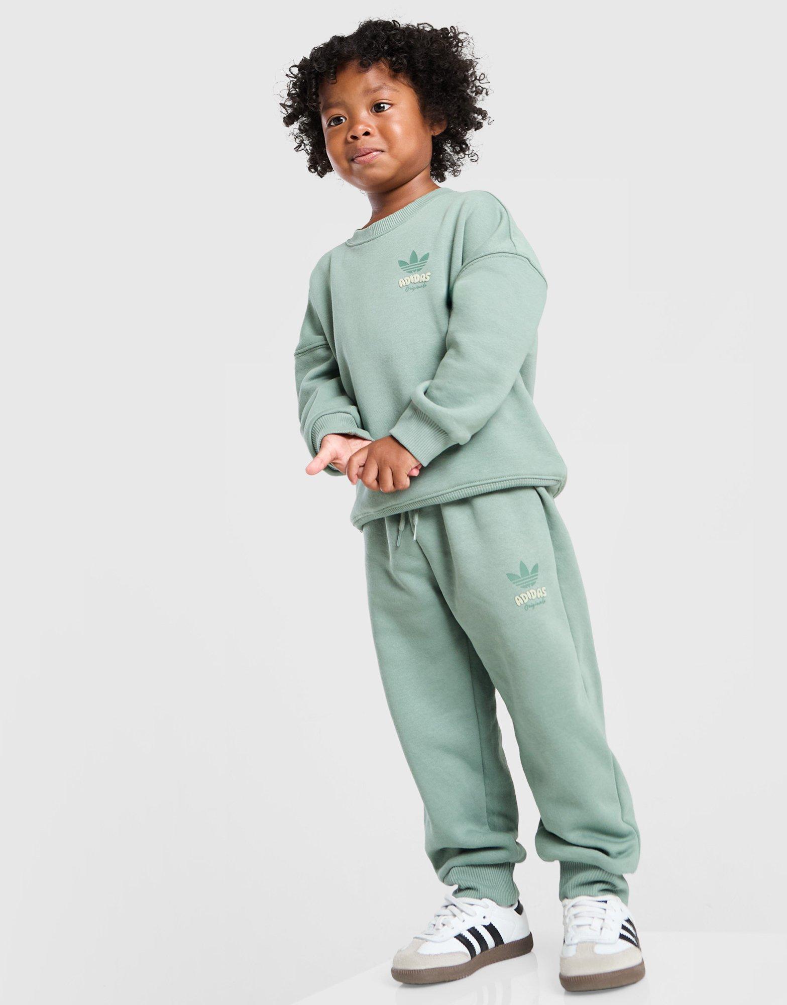 adidas Originals Bubble Graphic Crew Tracksuit Infant