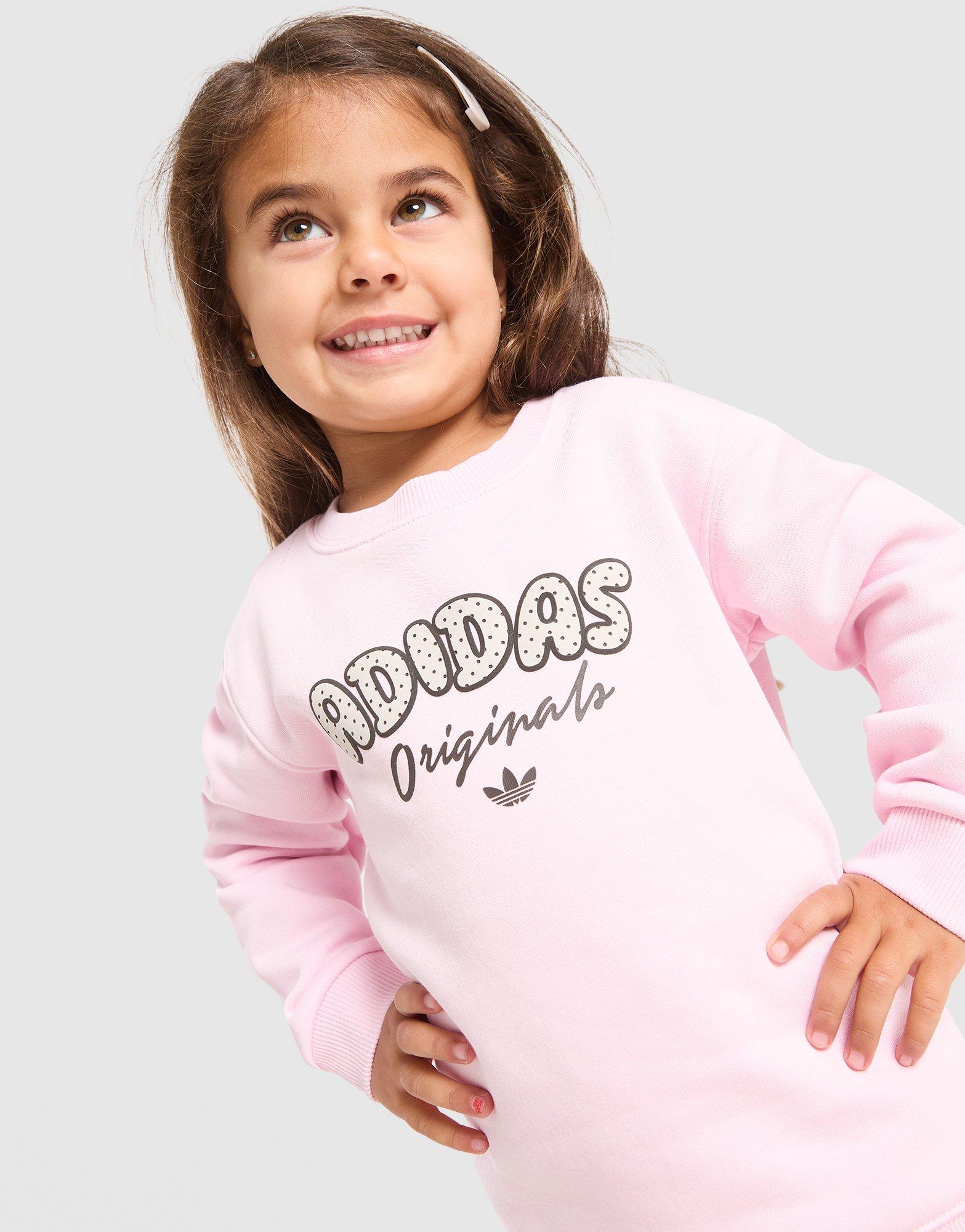 adidas Originals Girls' Polka Dot Crew Trainingsanzug Babys
