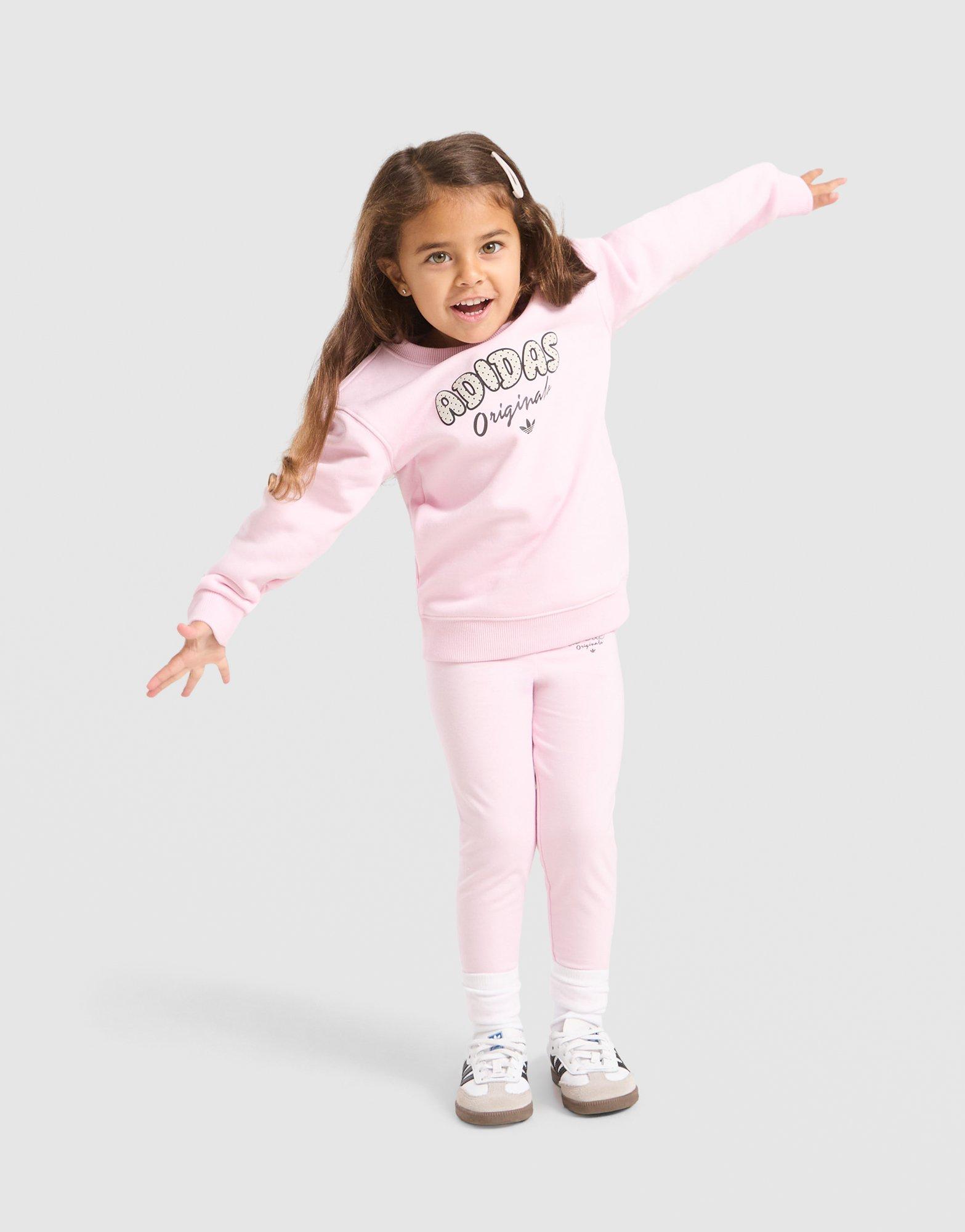 adidas Originals Girls' Polka Dot Crew Trainingsanzug Babys