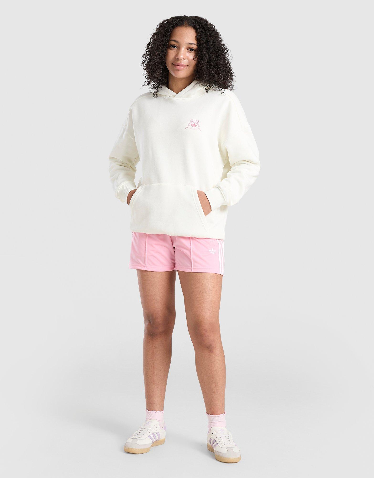 adidas Originals Girls' Graphic Bow Hoodie Junior