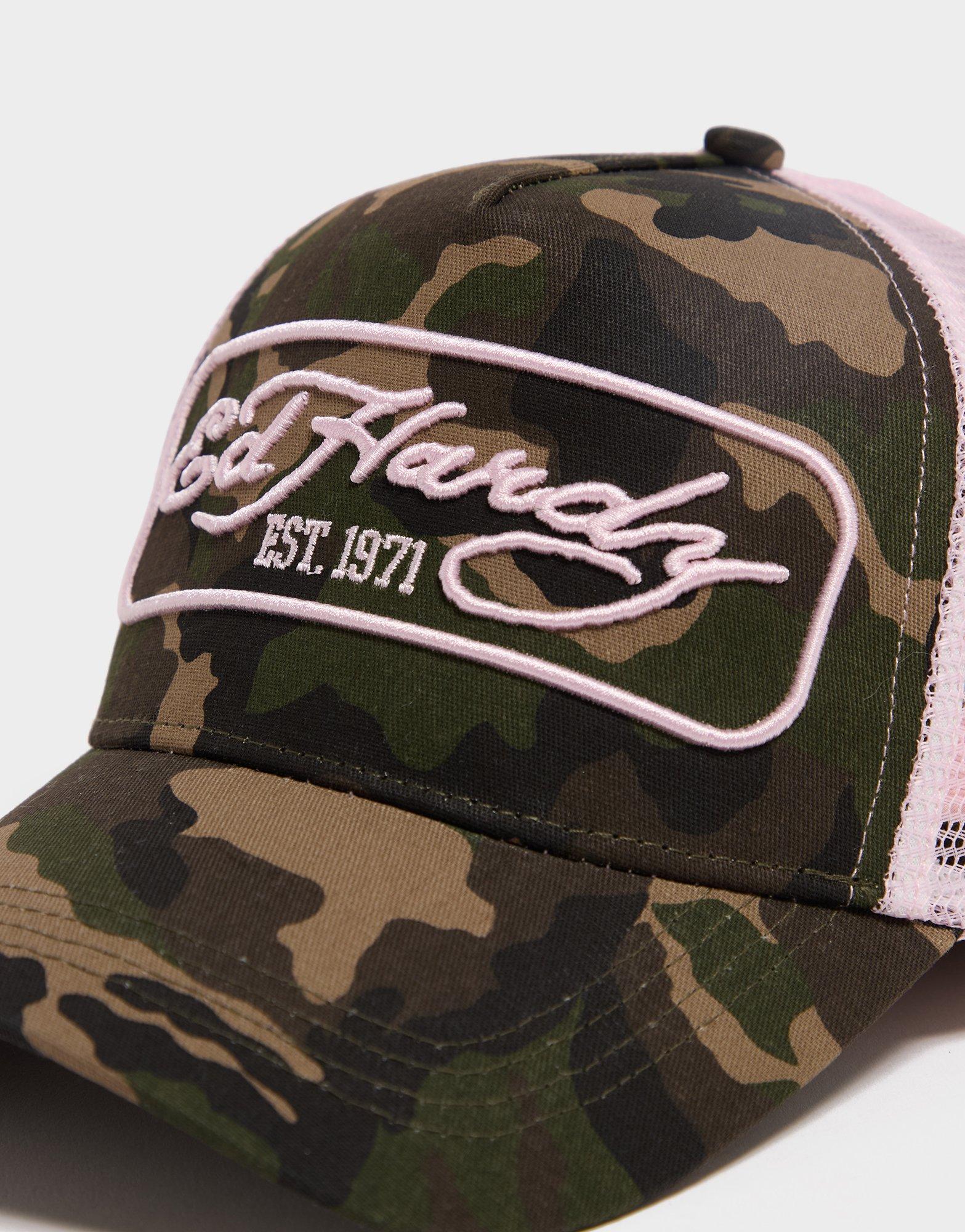Ed Hardy 1971 Camo Trucker Cap
