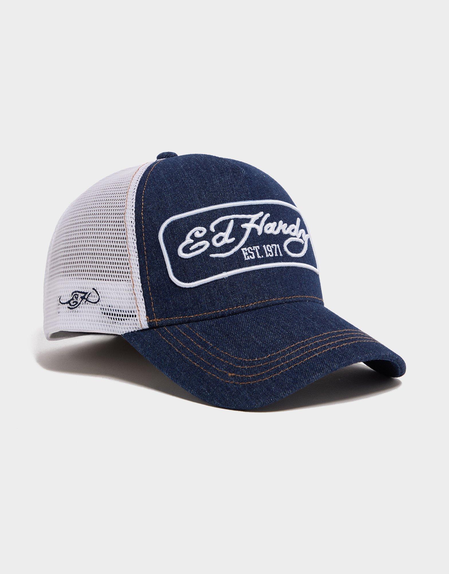 Ed Hardy 1971 Logo Trucker Cap