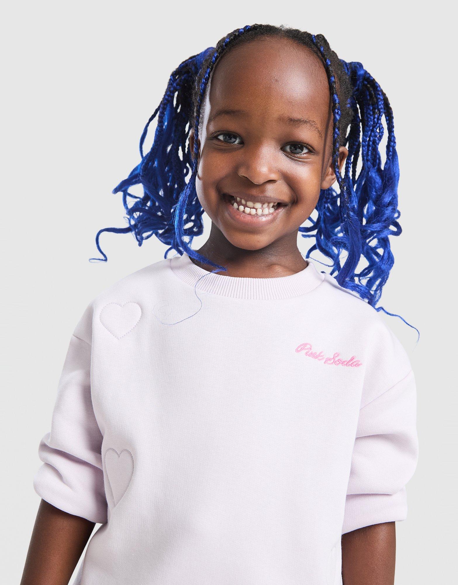 Pink Soda Sport Girls' Heart Stitch Crew Set Infant