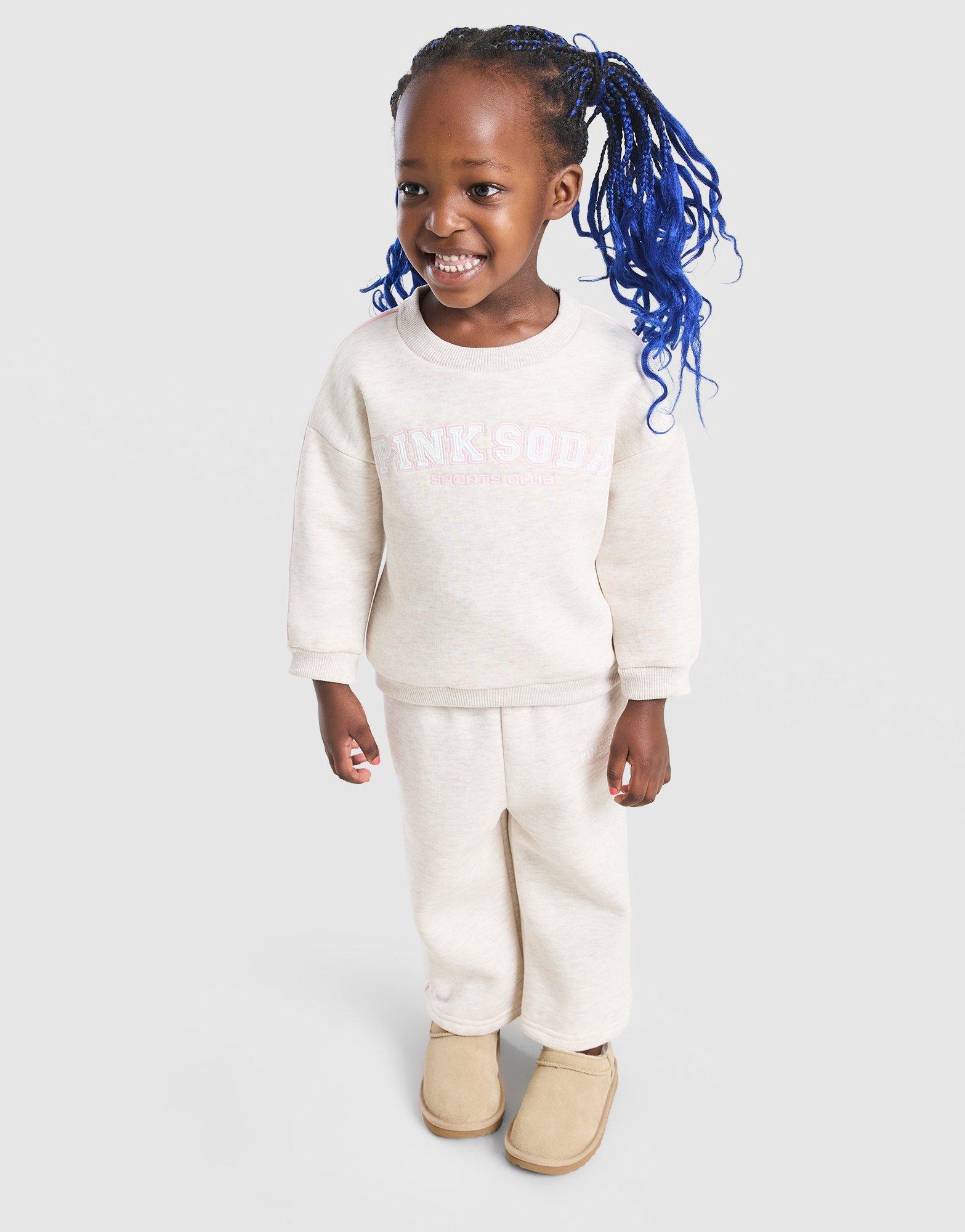 Pink Soda Sport Swirl Crew Tracksuit Infant