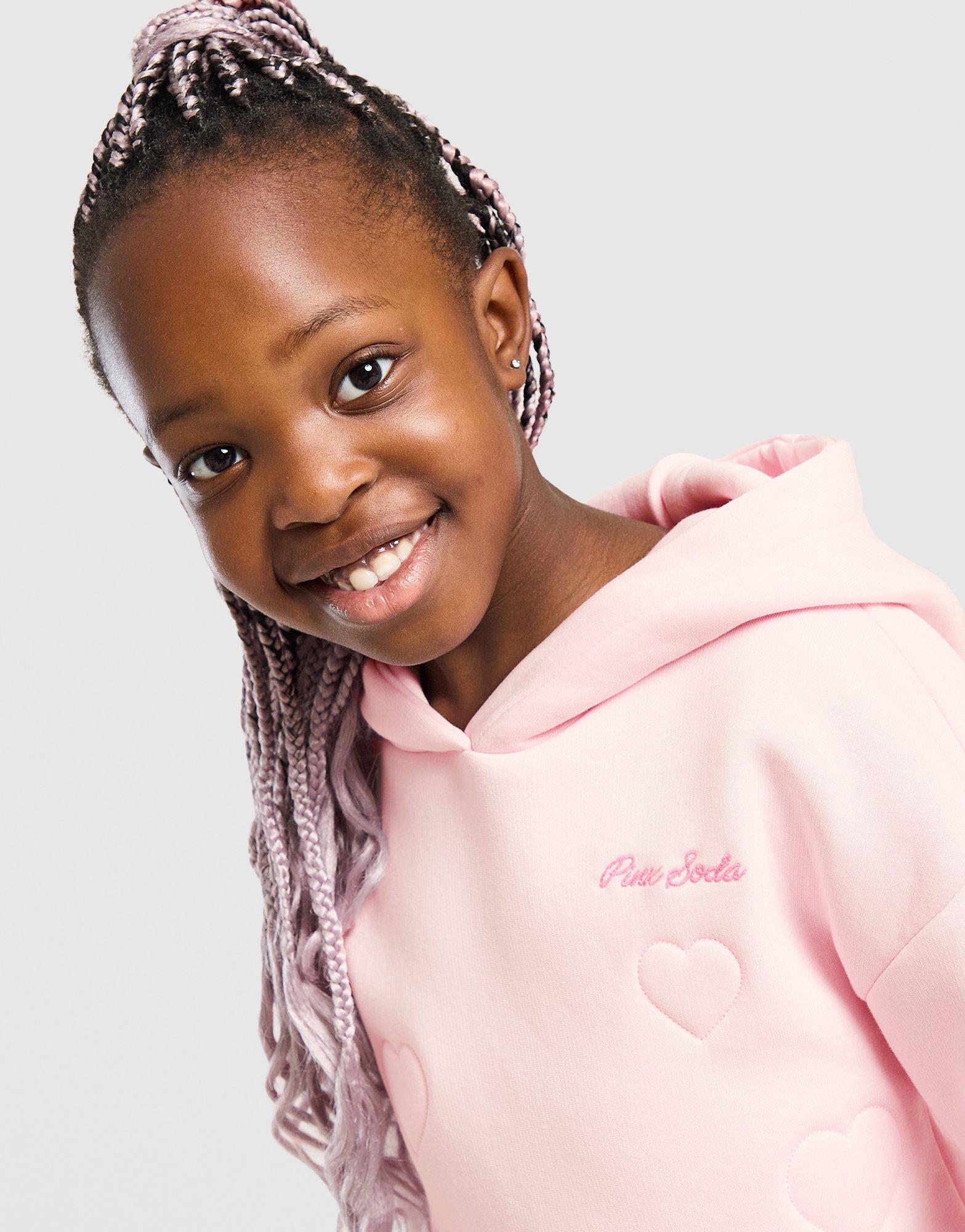 Pink Soda Sport Ensemble de survêtement à capuche Heart Stitch Enfant