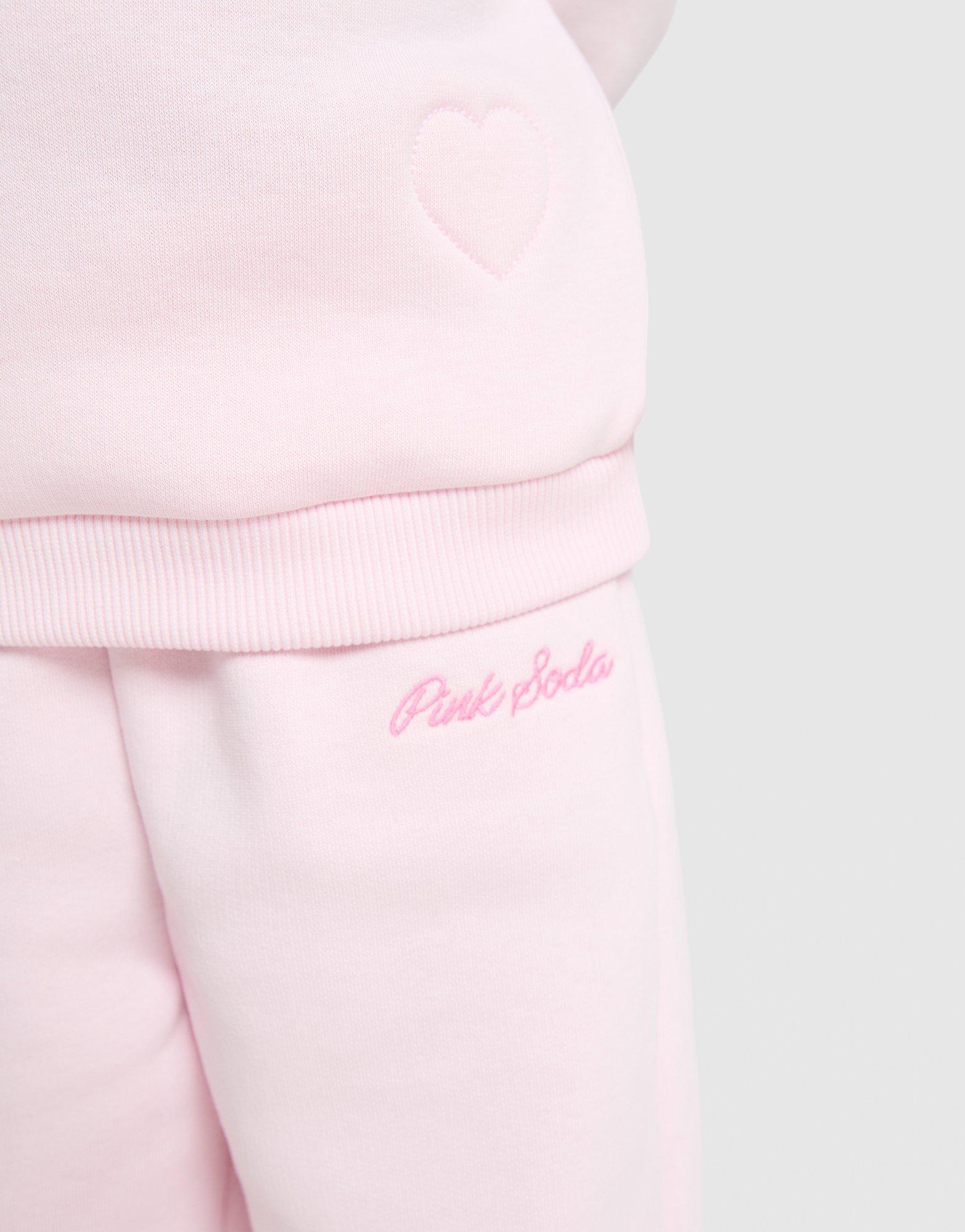 Pink Soda Sport Girls' Heart Stitch Crew Set Infant