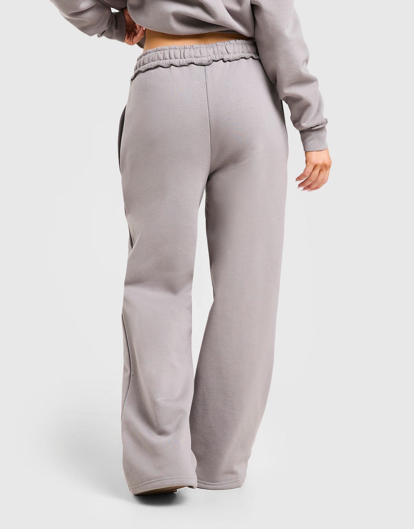 Unlike Humans Checkers Wide Leg Joggers
