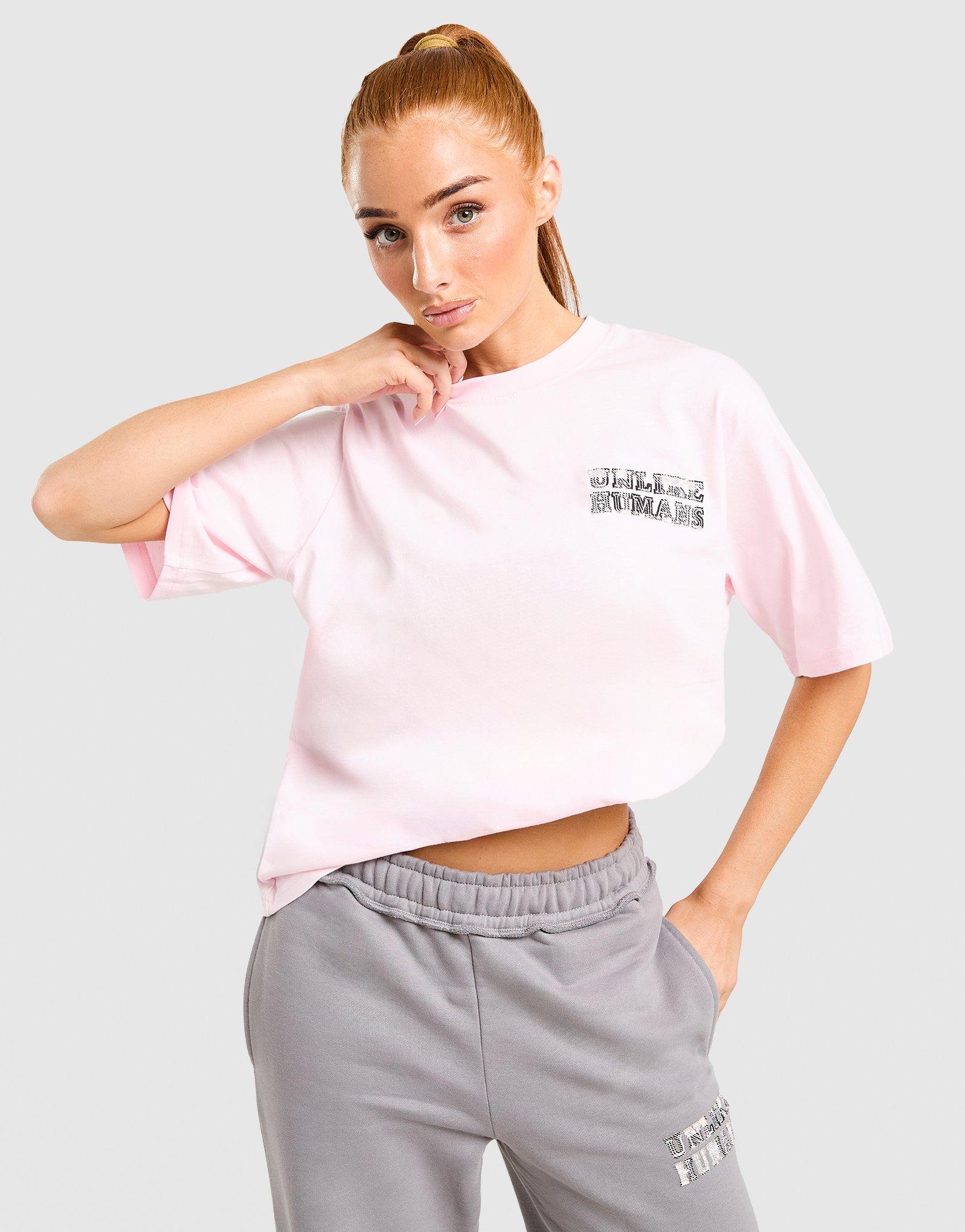 Unlike Humans Checkers Boxy T-Shirt