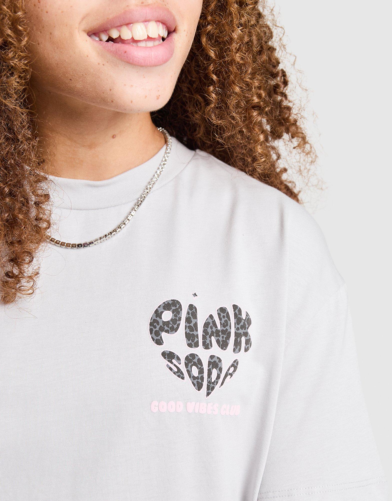 Pink Soda Sport Girls' Leopard T-Shirt Junior