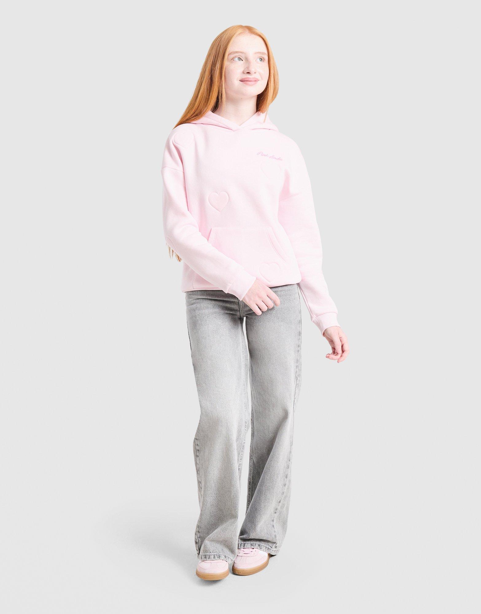 Pink Soda Sport Girls' Heart Stitch Hoodie Junior