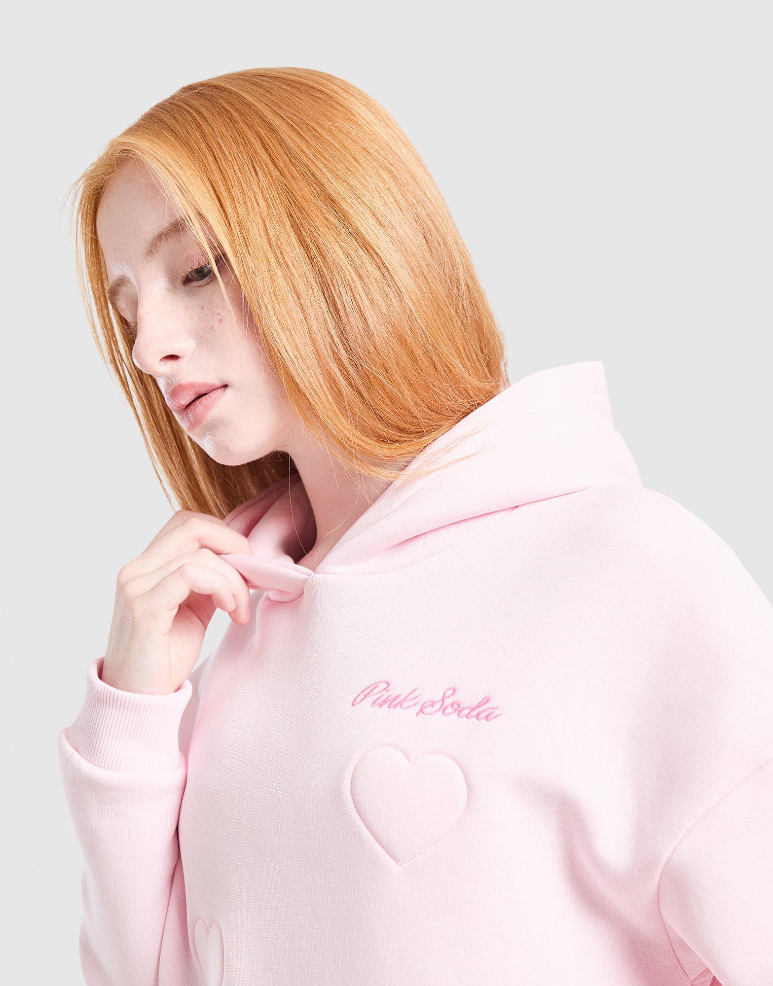 Pink Soda Sport Girls' Heart Stitch Hoodie Junior