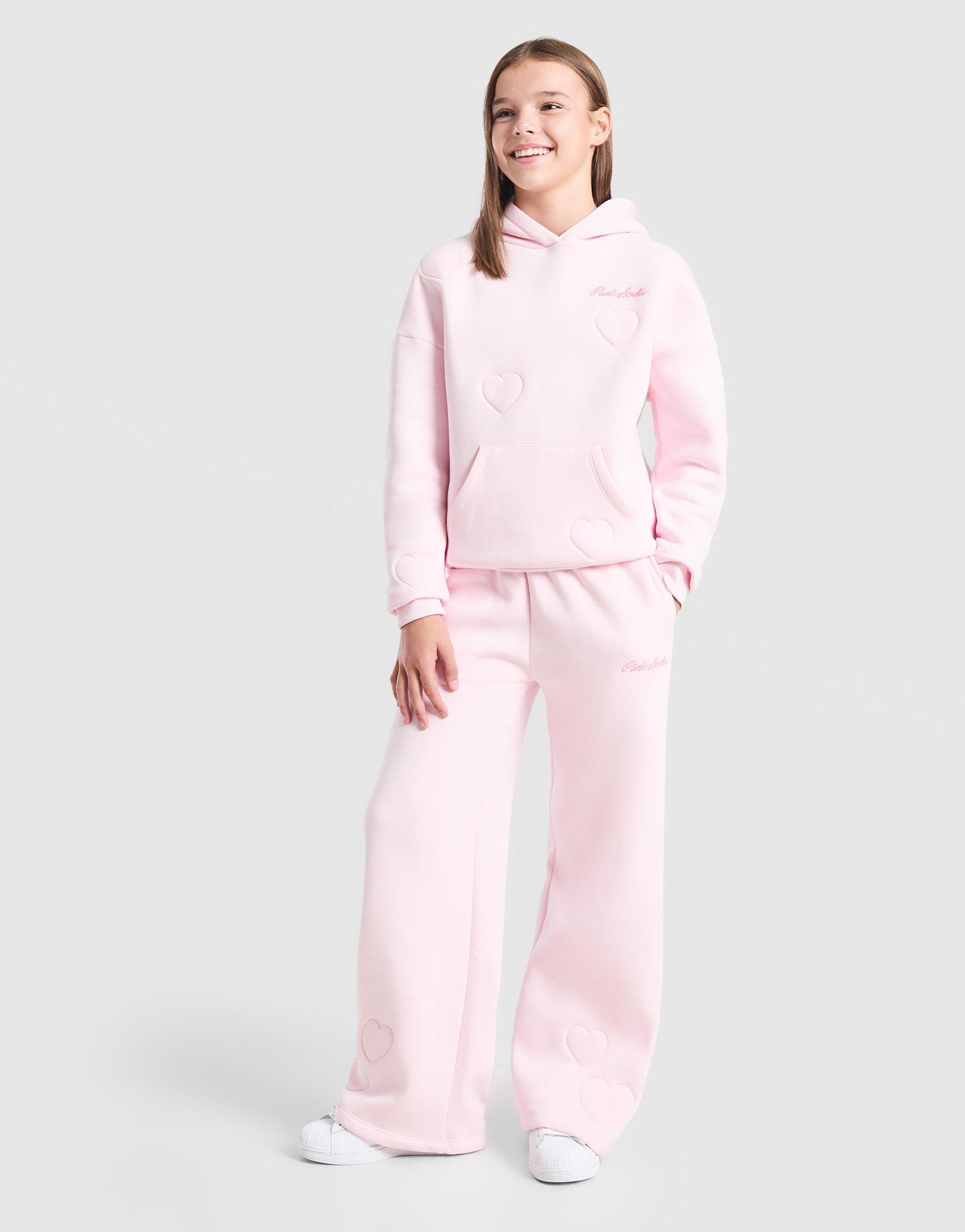 Pink Soda Sport Pantaloni della Tuta Heart Stitch da Ragazza