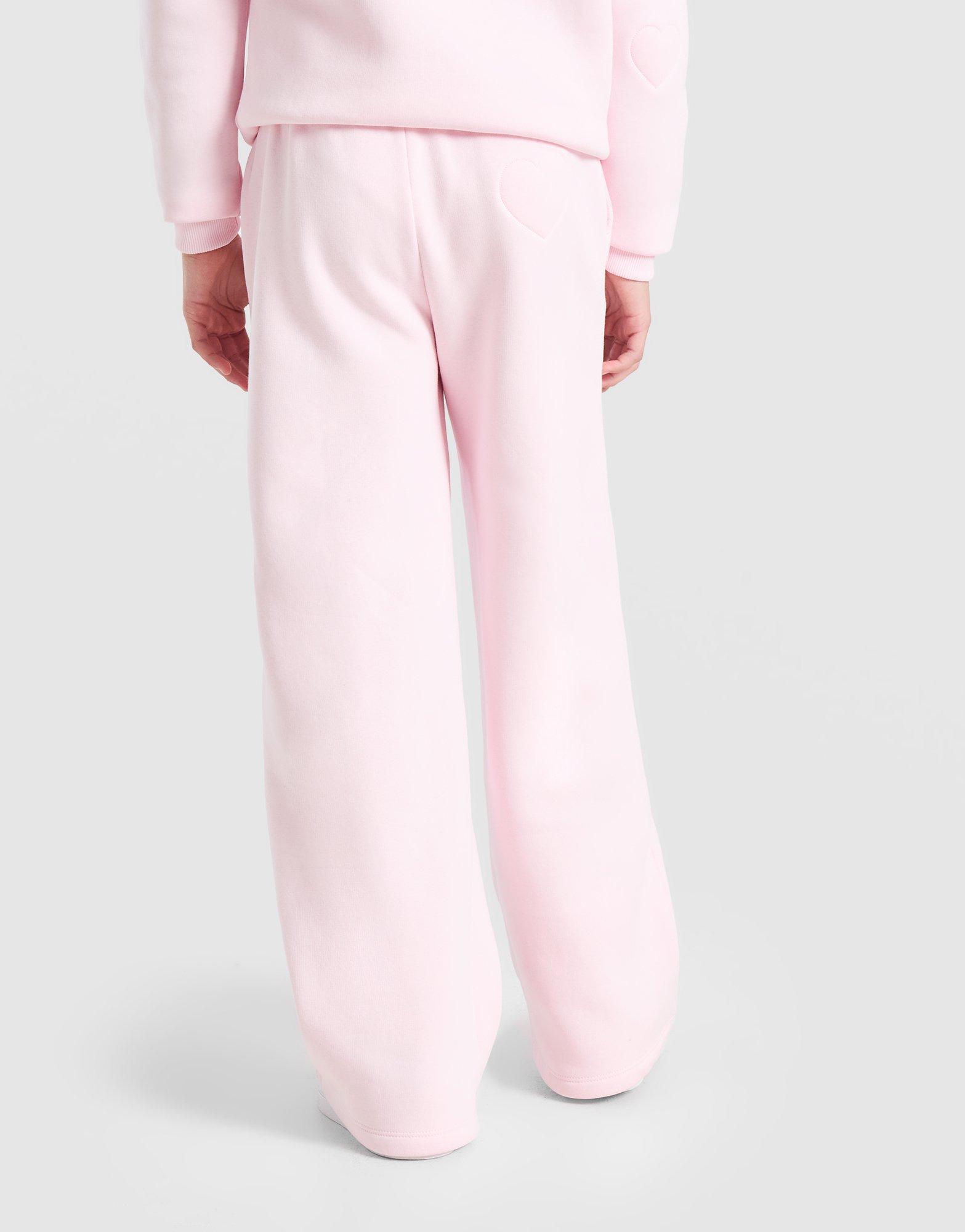 Pink Soda Sport Pantaloni della Tuta Heart Stitch da Ragazza