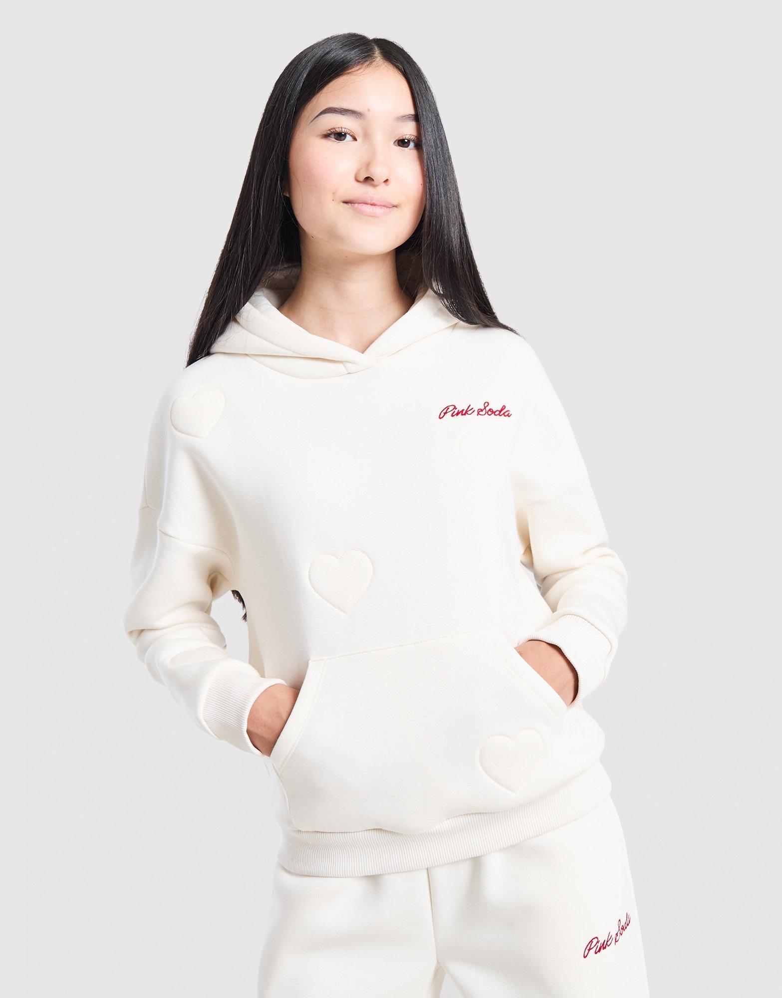 Pink Soda Sport Girls' Heart Stitch Hoodie Kinder