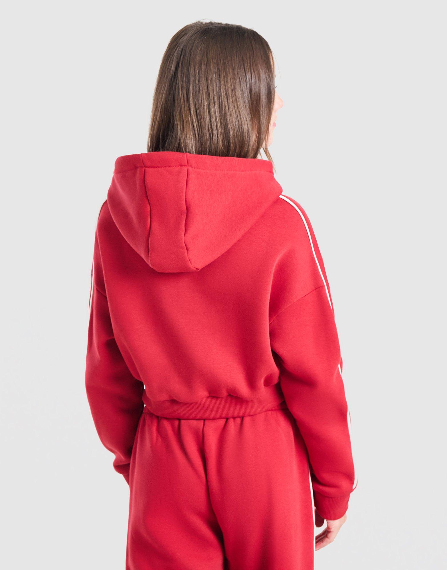 Pink Soda Sport Girls' Swirl Cropped Hoodie Kinder